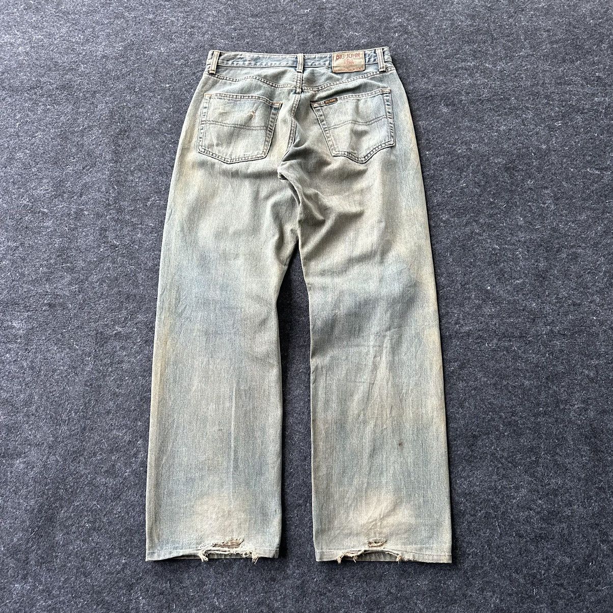 Big John Vintage Big John Regular Baggy Mudwash Denim 32x30 D684 Size US 32 / EU 48 - 3 Thumbnail