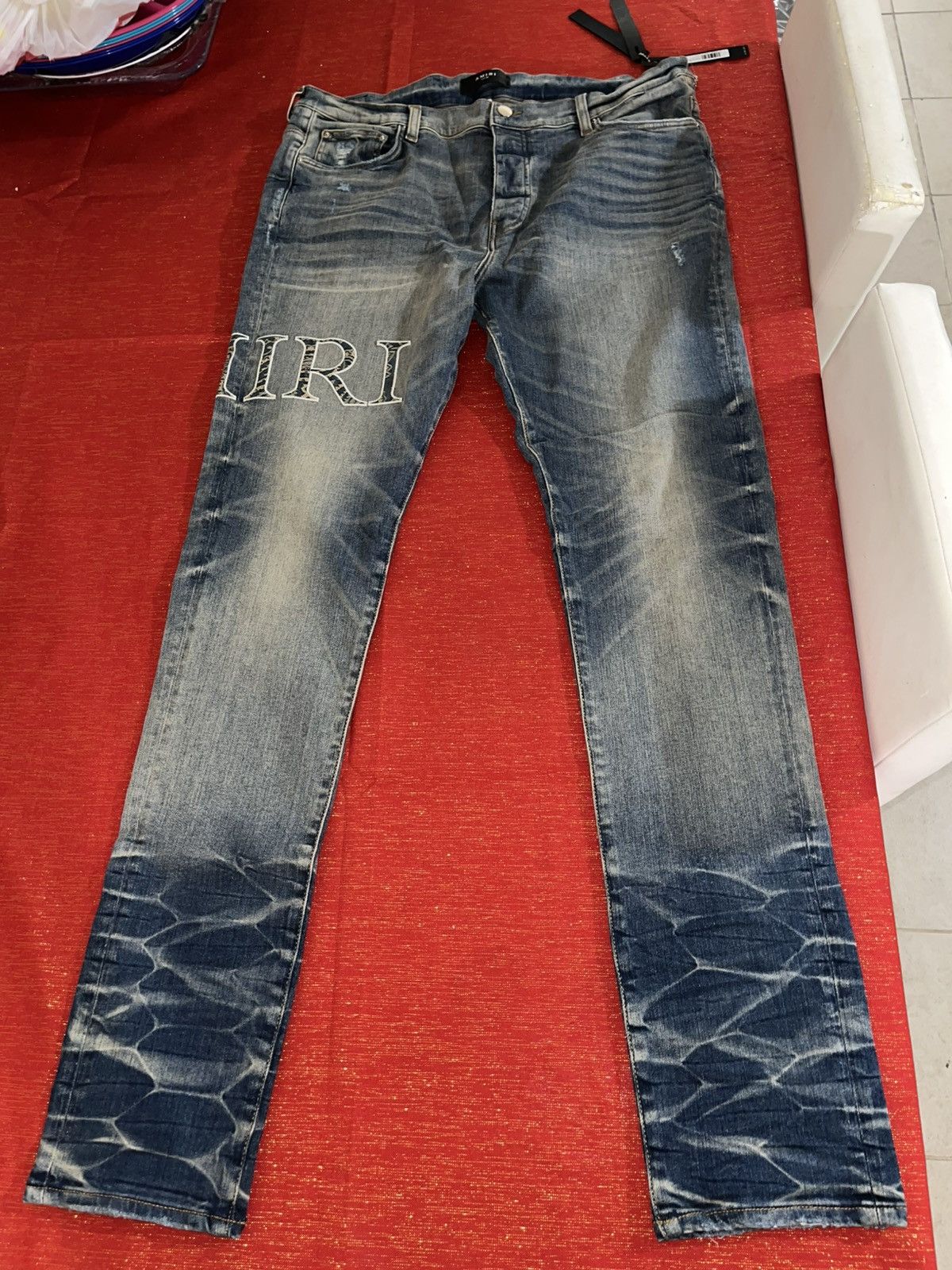 Amiri Amiri Core Logo Jean Sz 38 Size US 38 / EU 54 - 21 Thumbnail