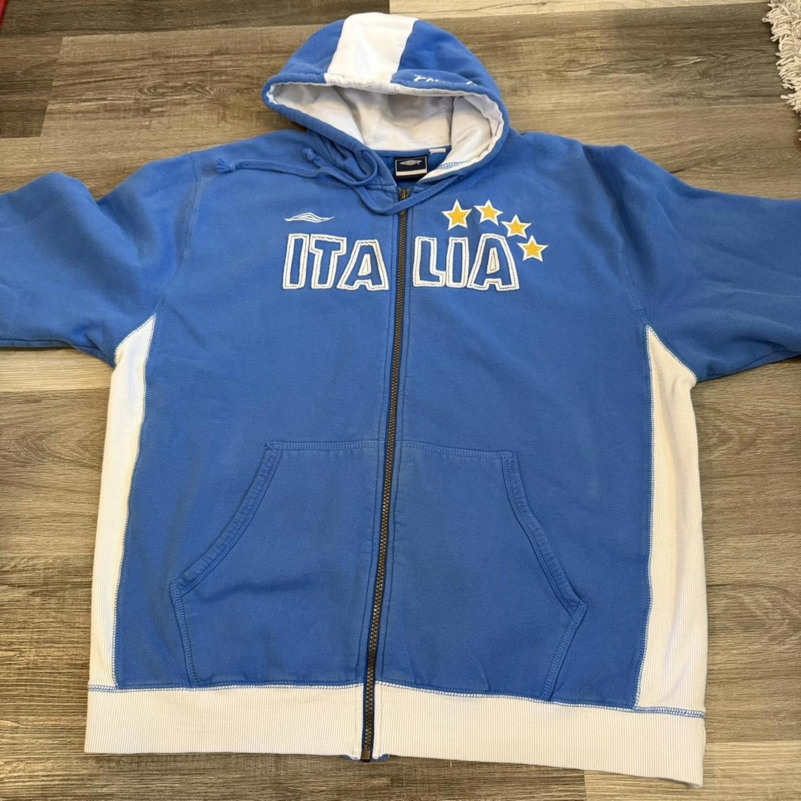 Vintage Umbro Italy Italian zip up hoodie 00s XL