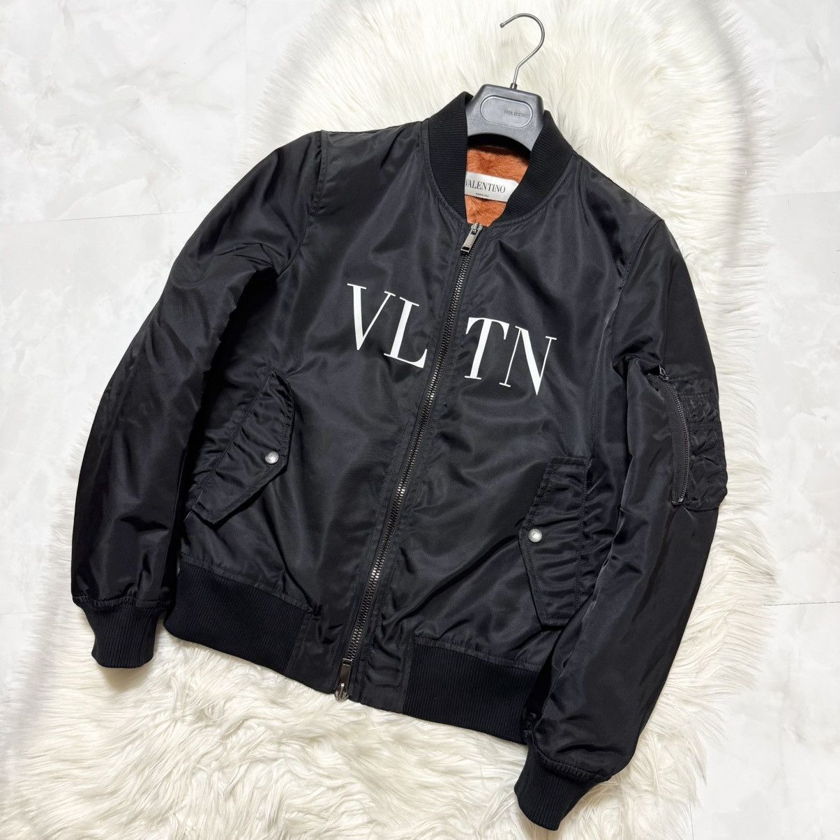 Valentino Authentic Valentino VLTN Goat Fur Military Bomber Jacket Size US S / EU 44-46 / 1 - 11 Thumbnail