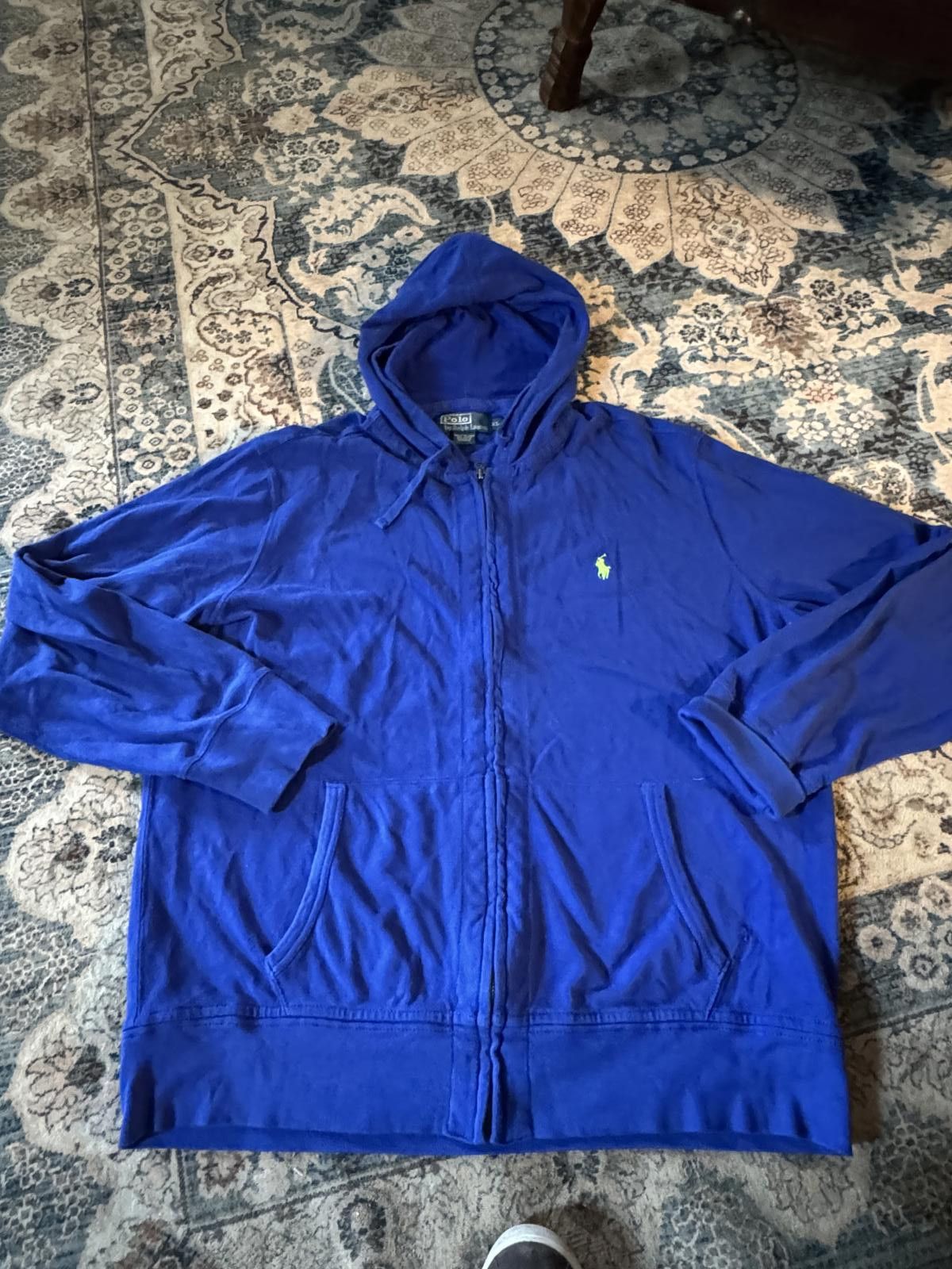Polo Ralph Lauren Polo Ralph Lauren pique full zip hoodie XL Size ONE SIZE - 1 Thumbnail