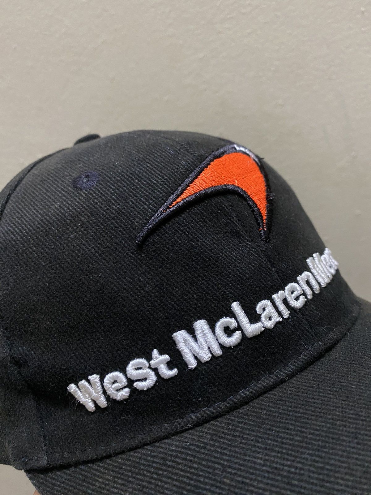 Malcolm McLaren × Mercedes-Benz West Mclaren Mercedes Cap Racing Team Vintage Retro Size ONE SIZE - 2 Thumbnail