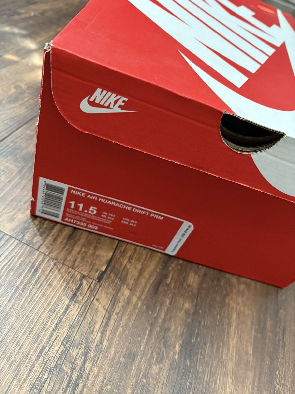 Nike NIKE AIR HUARACHE DRIFT PRM Size US 11.5 / EU 44-45 - 6 Thumbnail