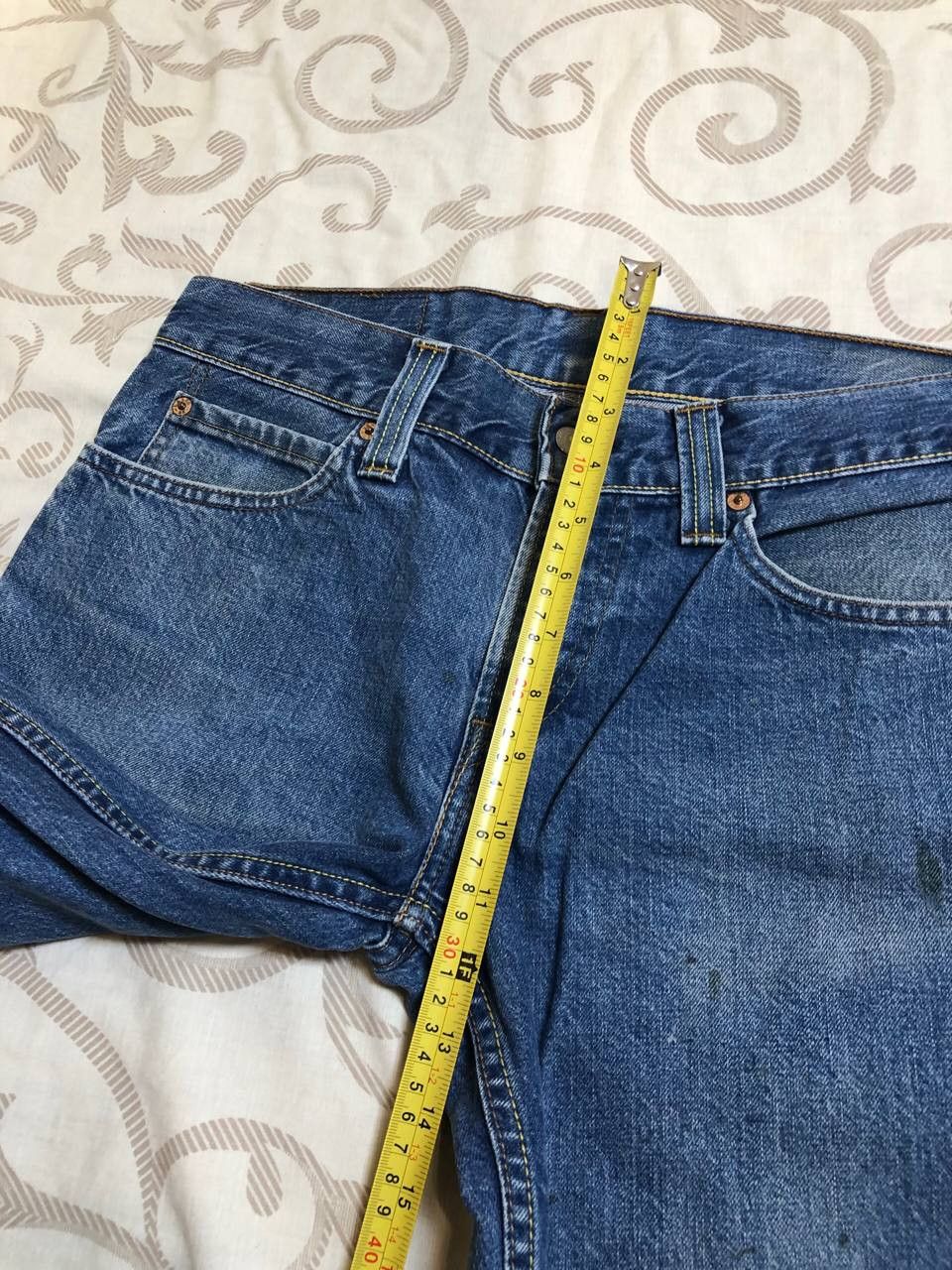 Levi's Vintage Levi’s 571 Straight Leg Jeans Classic Blue Denim Size US 32 / EU 48 - 14 Thumbnail