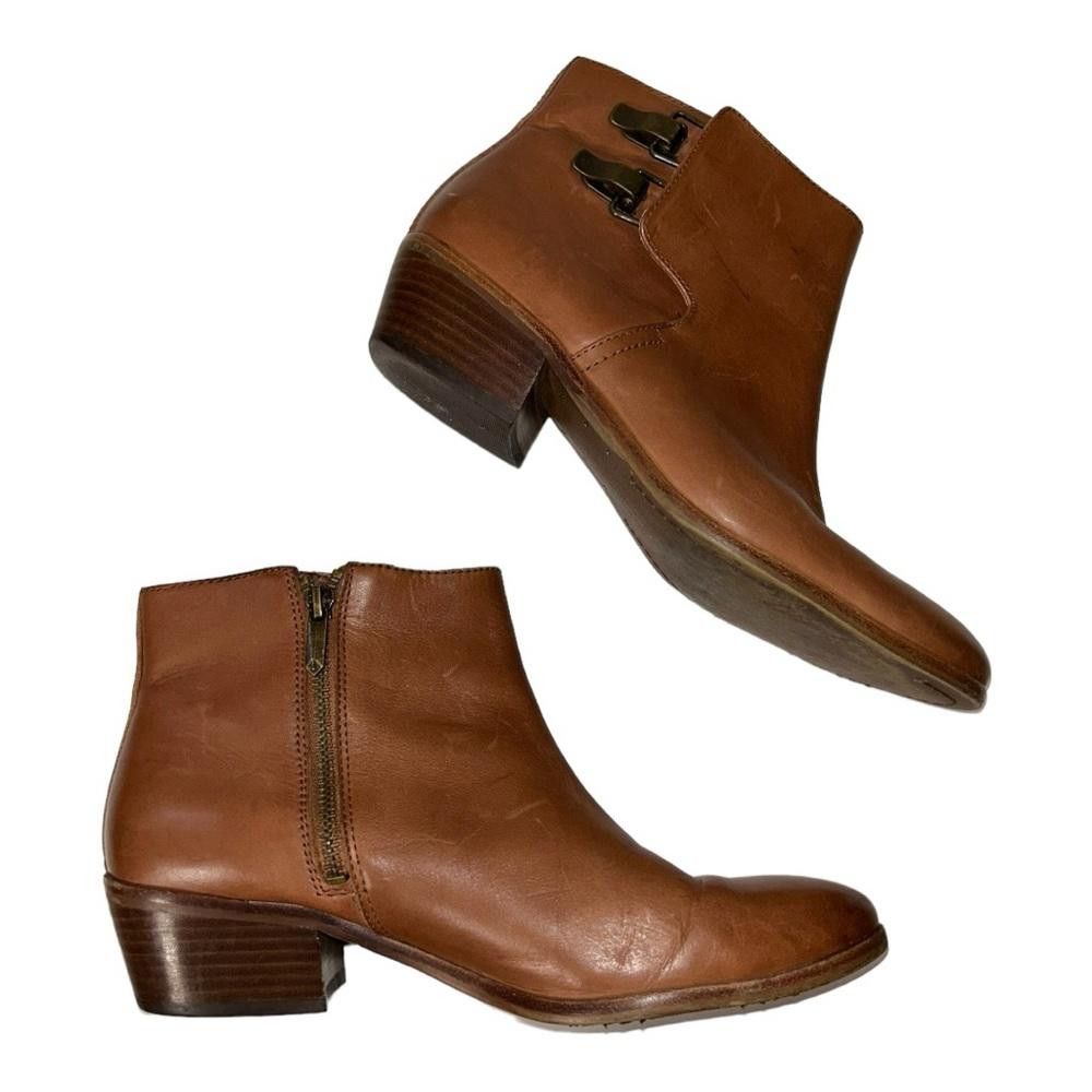 Designer Sam Edelman l Peter Tan Leather Booties 9.5 Size US 9.5 / IT 39.5 - 5 Thumbnail