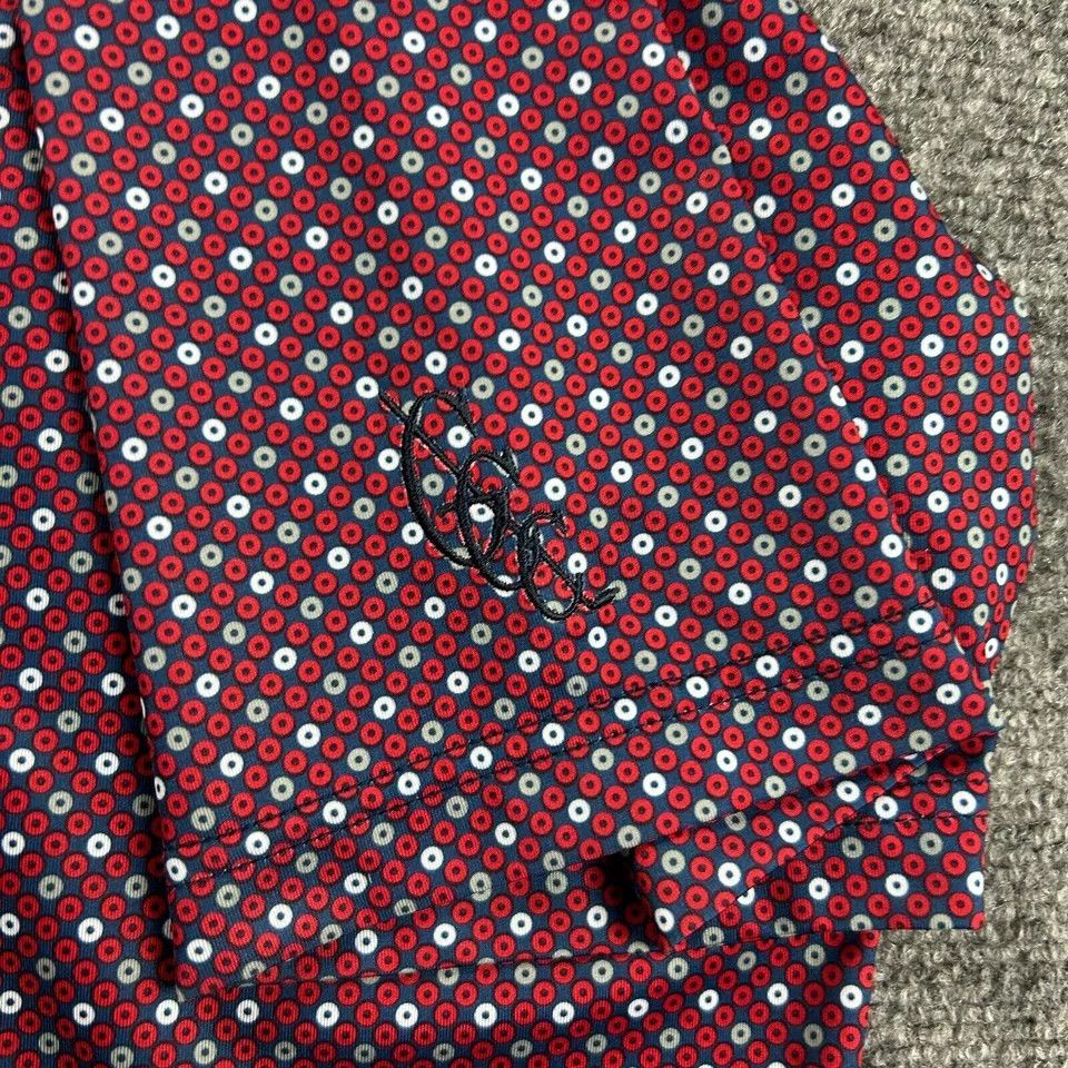 Footjoy Footjoy Polo Shirt Mens XL Geometric Polyester GCC Golf Size US XL / EU 56 / 4 - 6 Thumbnail