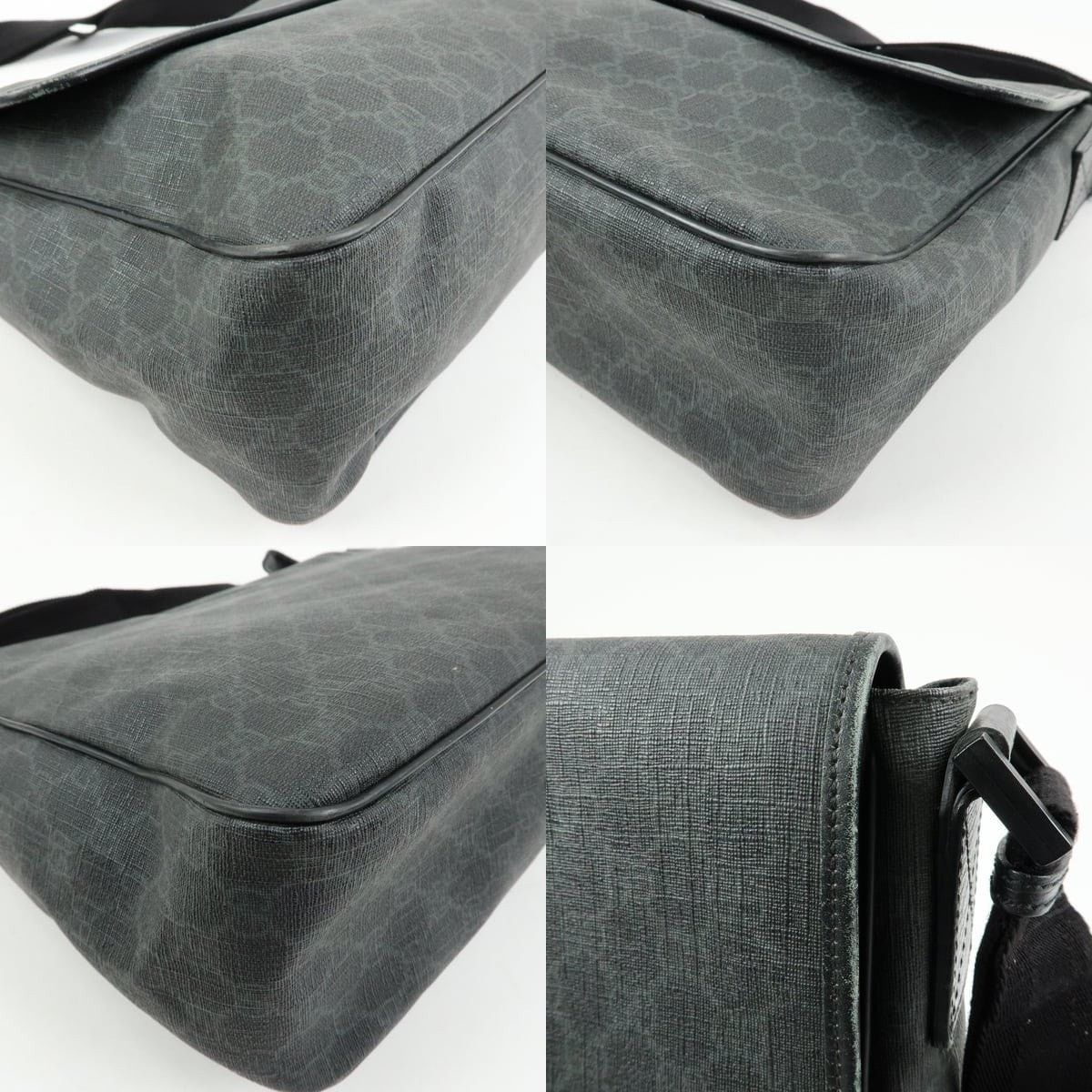 Gucci Gucci GG Supreme Messenger Bag Black Size ONE SIZE - 5 Thumbnail