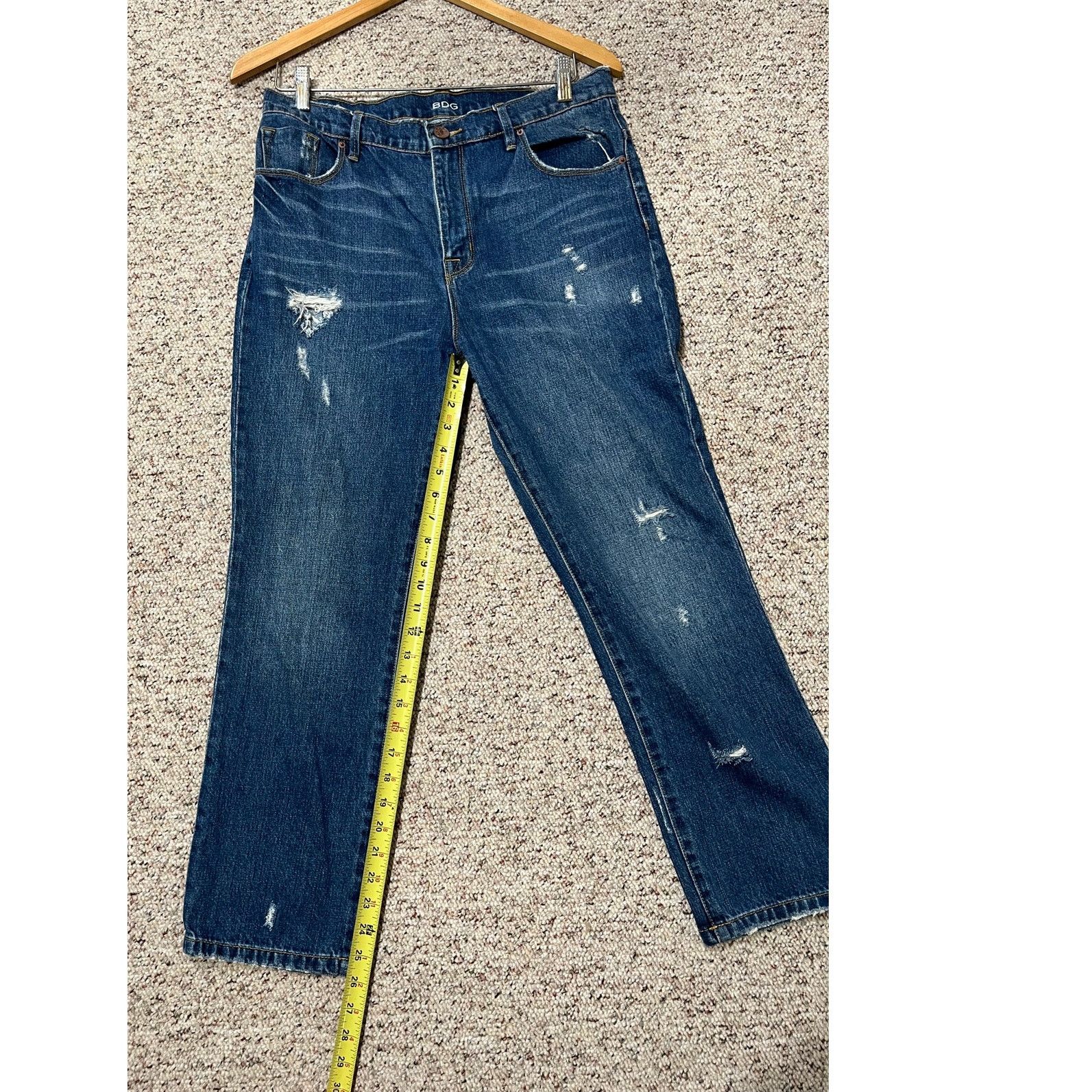 Bdg BDG Urban Outfitters High Rise Ankle Kicker Jeans Size 29 W Size 29" - 8 Thumbnail