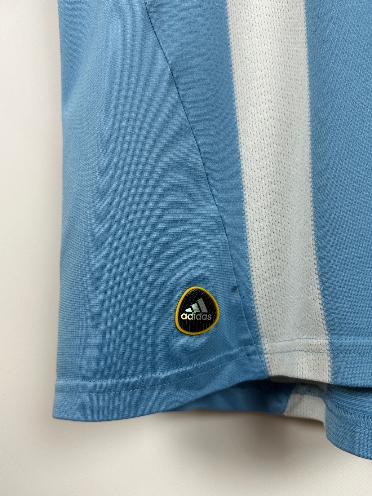 Adidas 2008 Adidas Argentina National Team Vintage Soccer Jersey Size US L / EU 52-54 / 3 - 9 Thumbnail