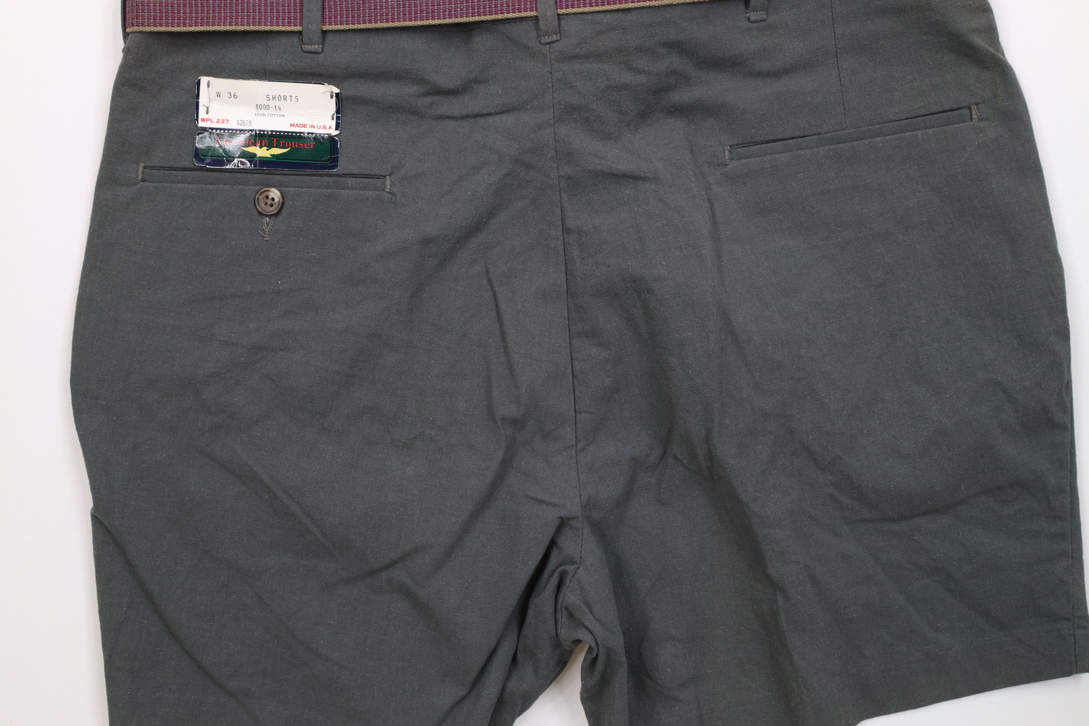 Vintage Deadstock Vintage 70s 80s Streetwear Above Knee Chino Shorts Size US 36 / EU 52 - 11 Thumbnail
