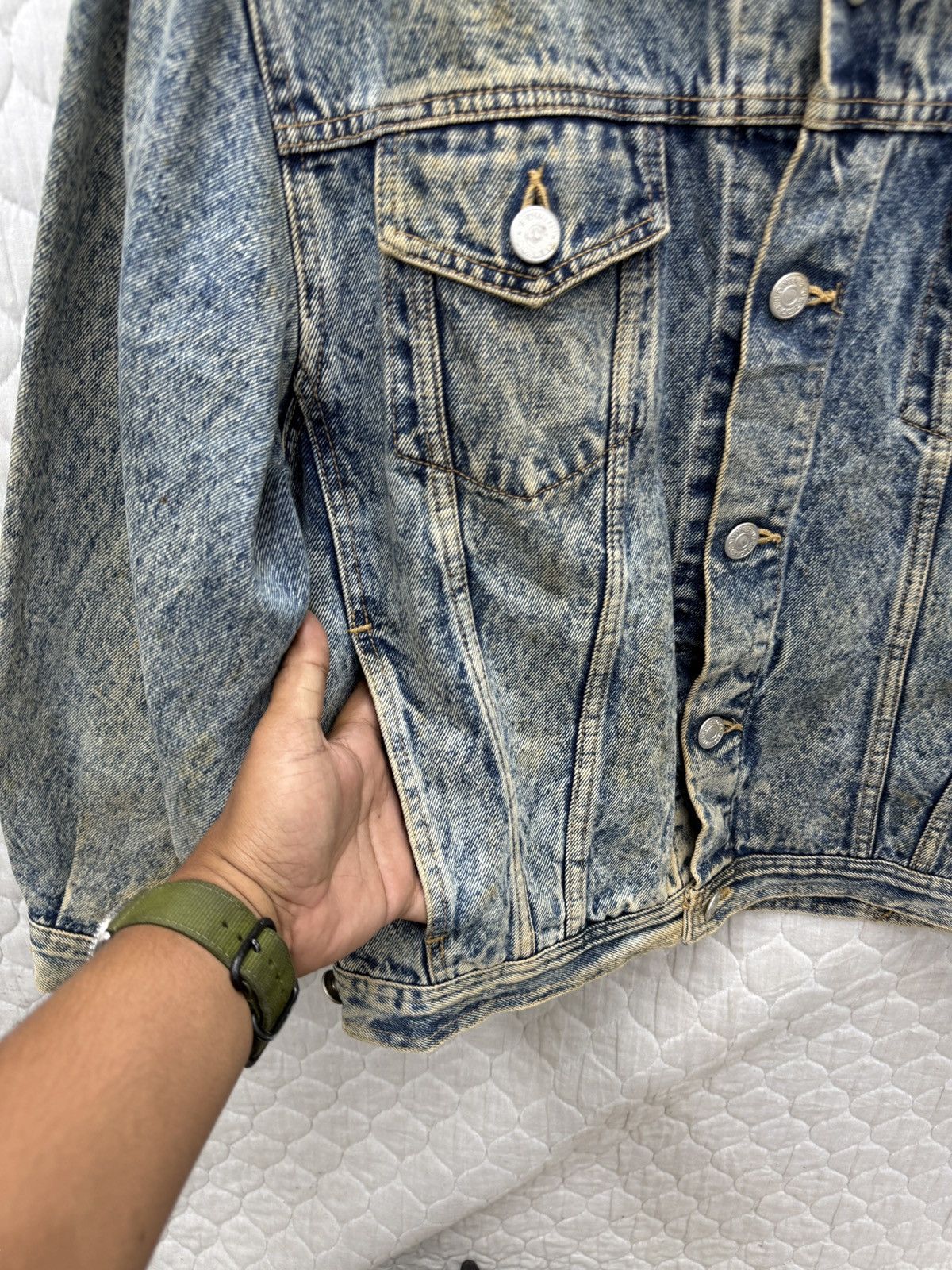 Edwin 🔥🔥🔥ARCHIVE VINTAGE EDWIN ACID WASH TRUCKER JACKET Size US M / EU 48-50 / 2 - 15 Thumbnail