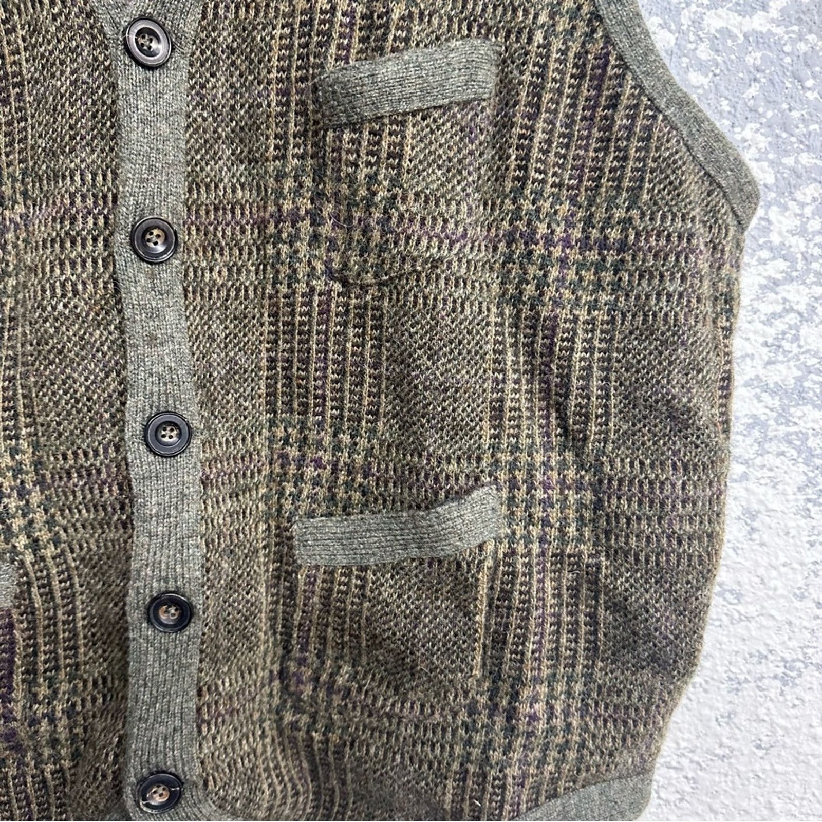 Ralph Lauren Men’s vtg 90s Wool Polo by Ralph Lauren vest sz XL Size US XL / EU 56 / 4 - 4 Thumbnail