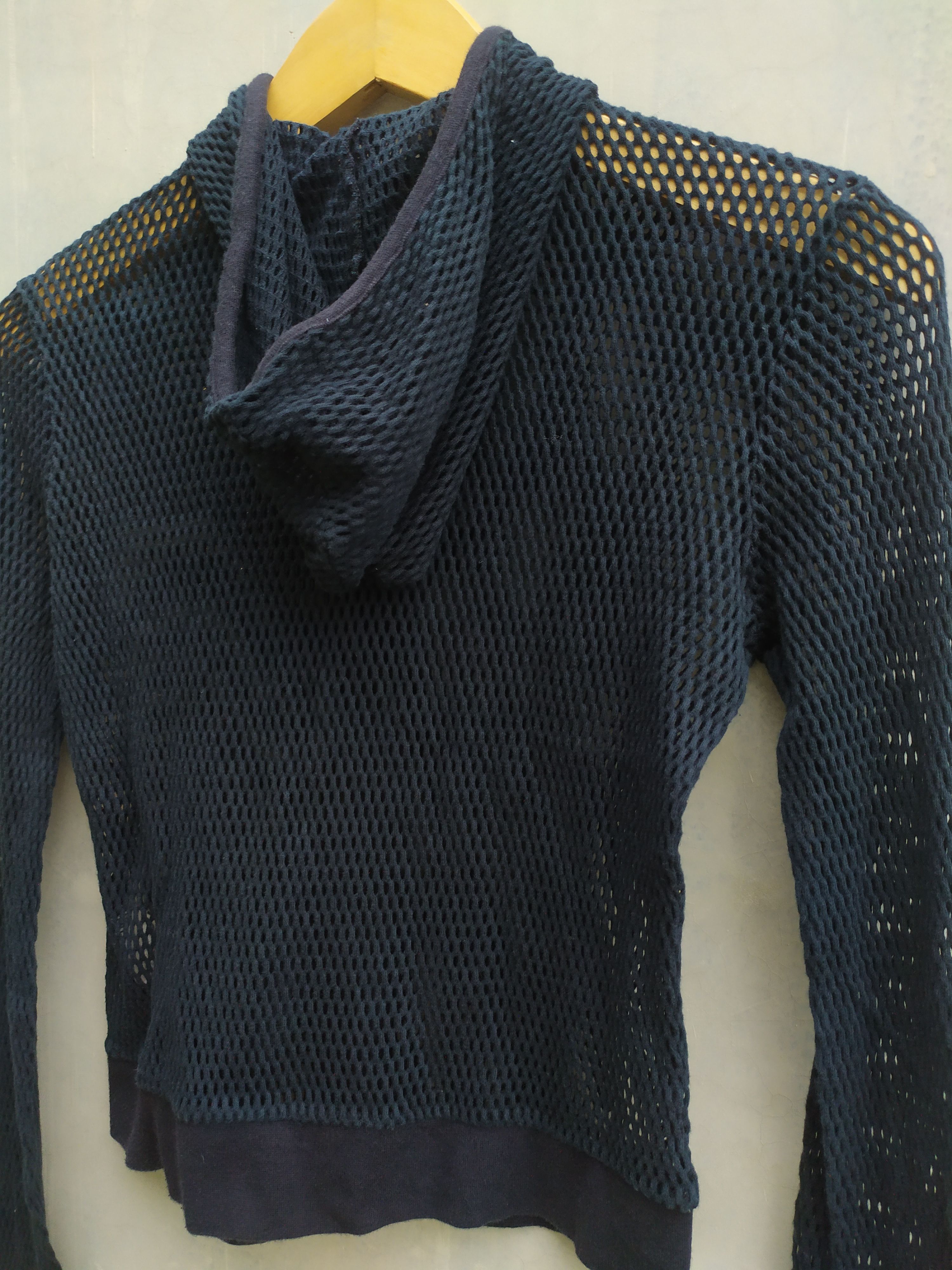 Guess × Vintage Vintage Guess Authentic Crop Hoodie Mesh Size S / US 4 / IT 40 - 8 Thumbnail