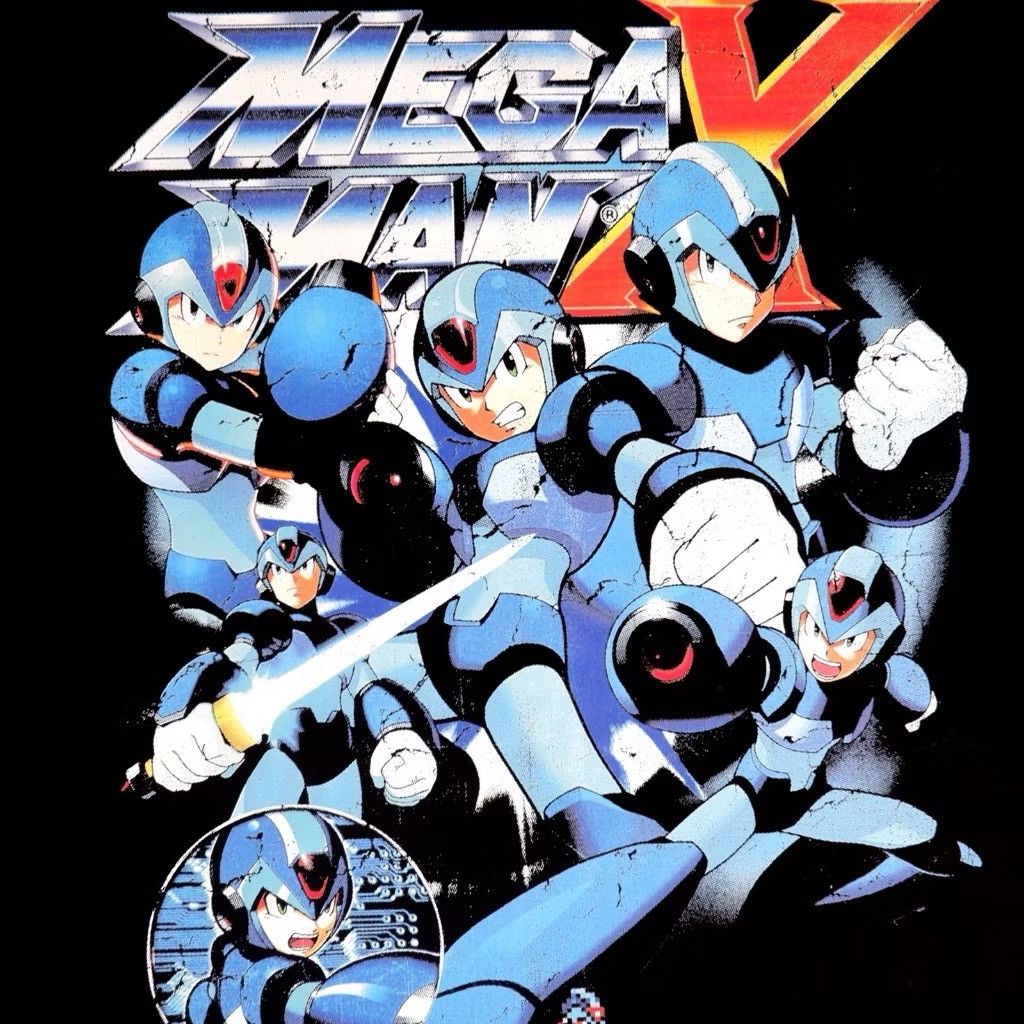 Anime × Japanese Brand 🔥capcom🔥mega man x capcom game megaman Size US XL / EU 56 / 4 - 3 Thumbnail