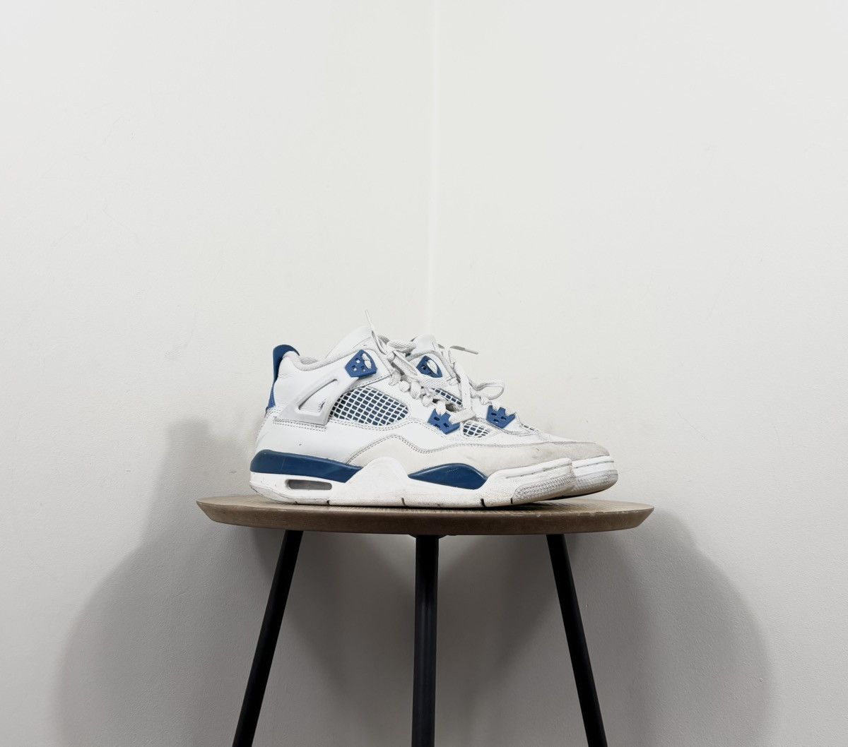 Jordan Brand Jordan 4 Retro Military Blue 2024 GS Sneakers Shoes Size 7Y Size US 7 / EU 40 - 1 Thumbnail