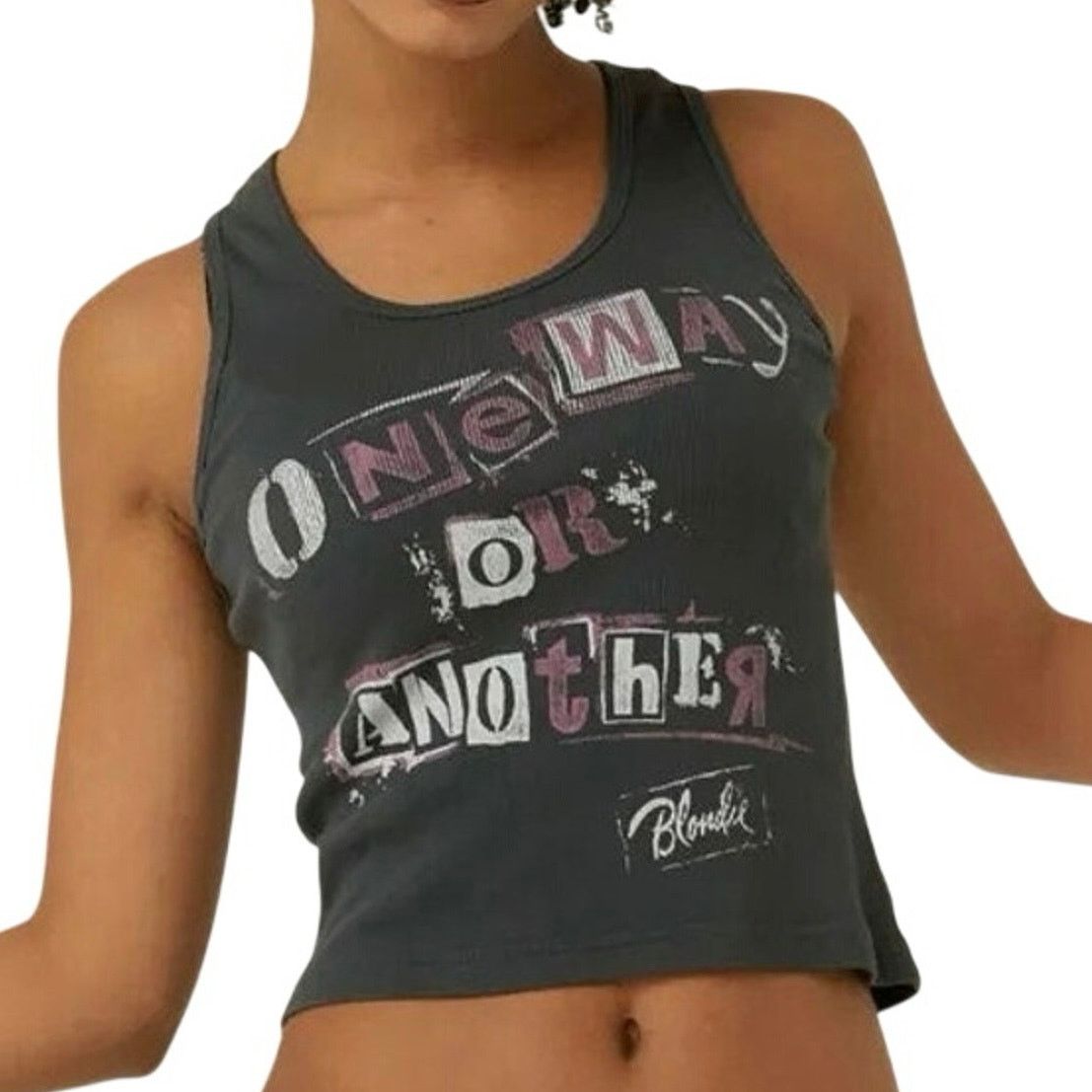 Daydreamer DAYDREAMER Blondie One Way or Another Shrunken Crop Tank XL Size XL / US 12-14 / IT 48-50 - 2 Thumbnail