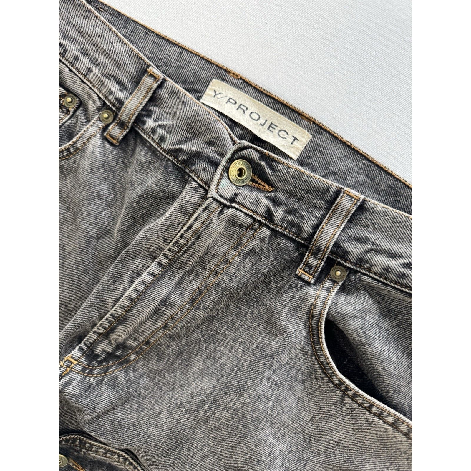 Y/Project Y/Project Evergreen Snap Off Chap Jeans Vintage Black UniseX Size US 30 / EU 46 - 3 Thumbnail