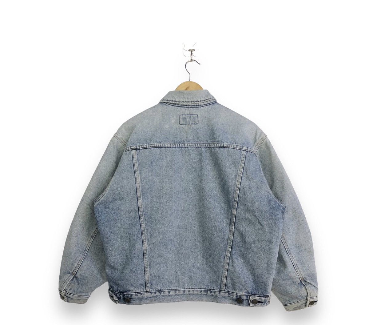 Levi's Vintage Clothing × Vintage Vintage Levi’s Big E Denim Light Wash Jacket Size US M / EU 48-50 / 2 - 2 Thumbnail
