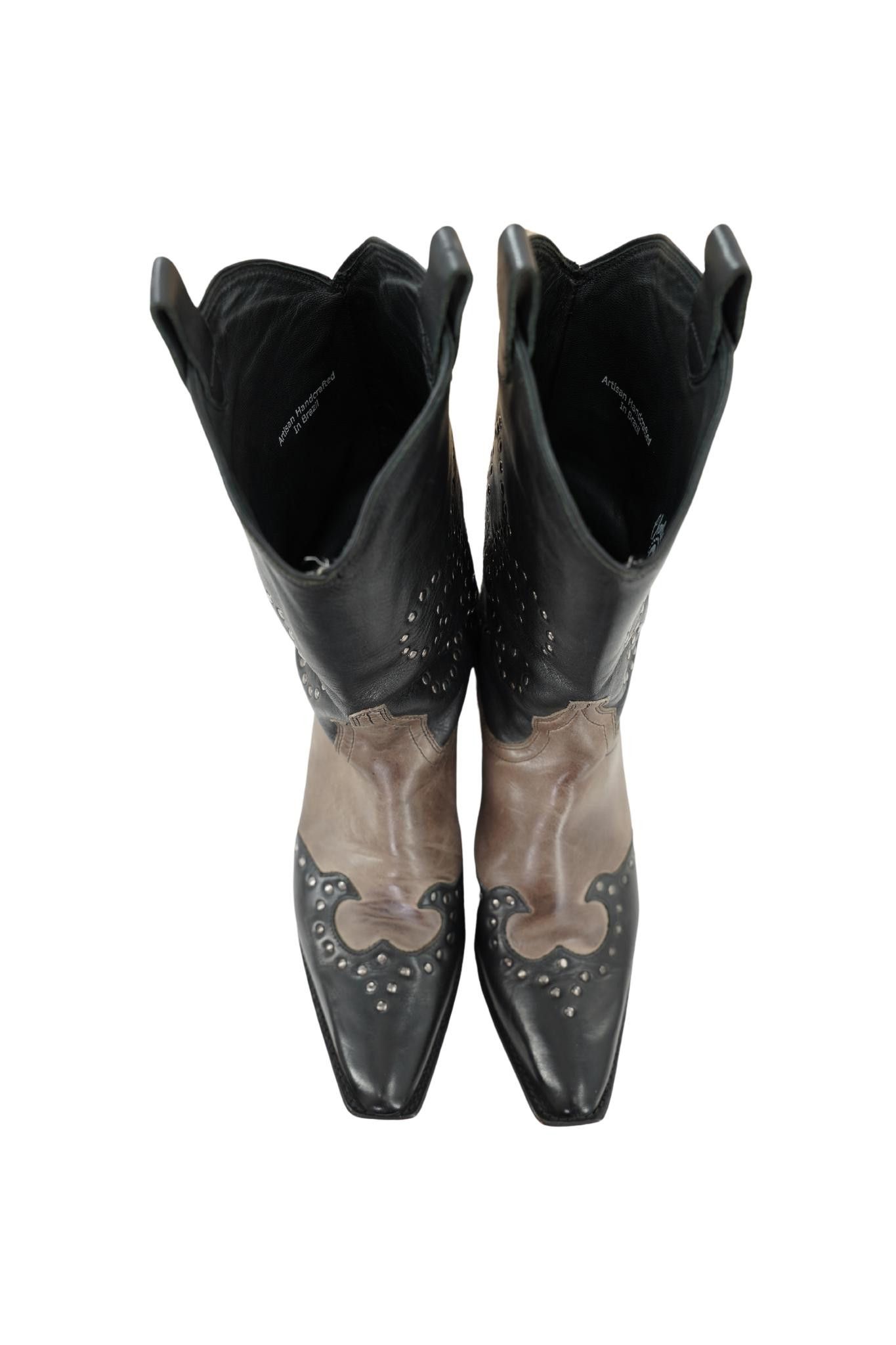 Designer Charlie 1 Horse Studded Cowboy Boot Women's 8 Size US 8 / IT 38 - 2 Thumbnail