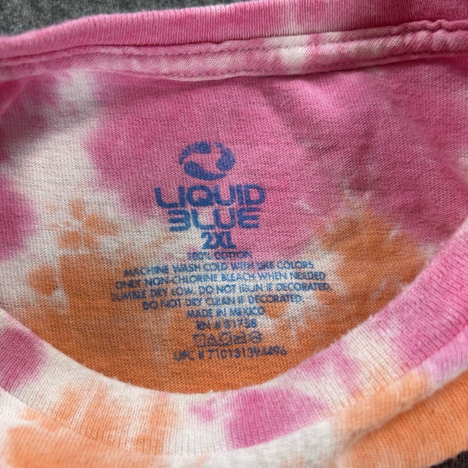 Liquid Blue Woodstock Tie-Dye Shirt Liquid Blue Men's XXL Festival 2016 Size US XXL / EU 58 / 5 - 4 Thumbnail