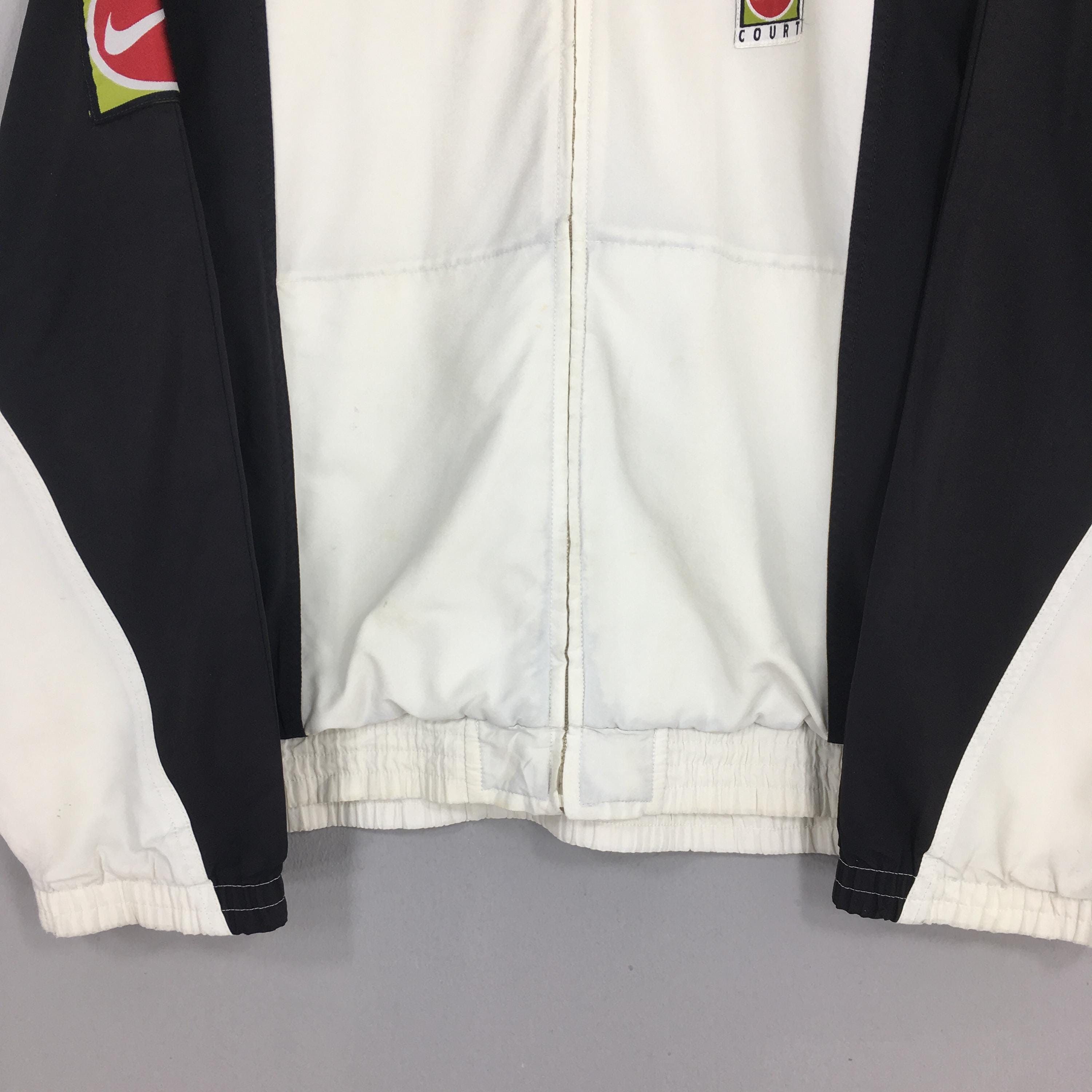 Nike Vintage 90's Nike Challenge Court Windbreaker Jacket XLarge Size US XL / EU 56 / 4 - 3 Thumbnail