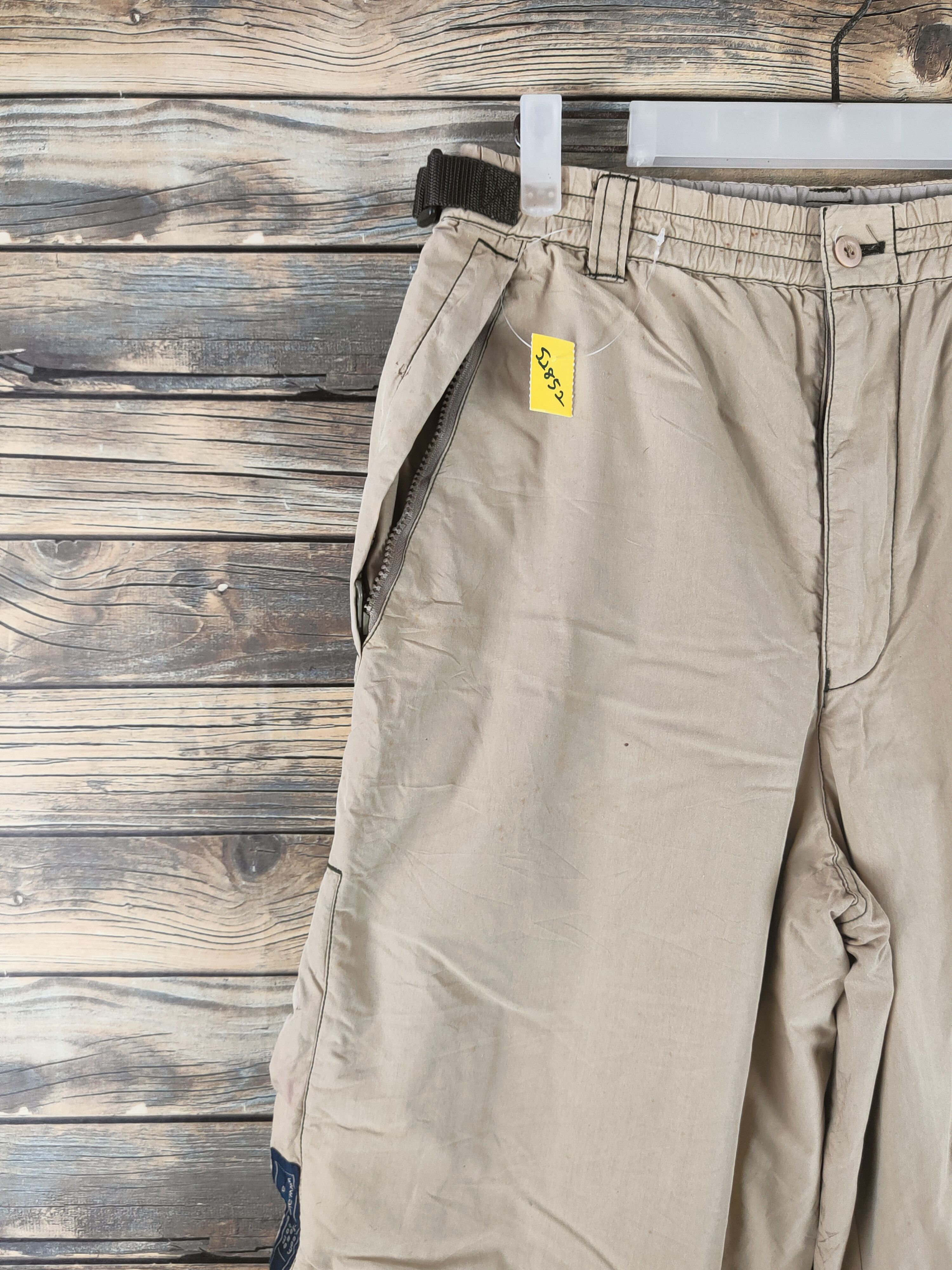 Airwalk Airwalk Beige Multipocket Cargo Pants #S2852 Size US 28 / EU 44 - 3 Thumbnail