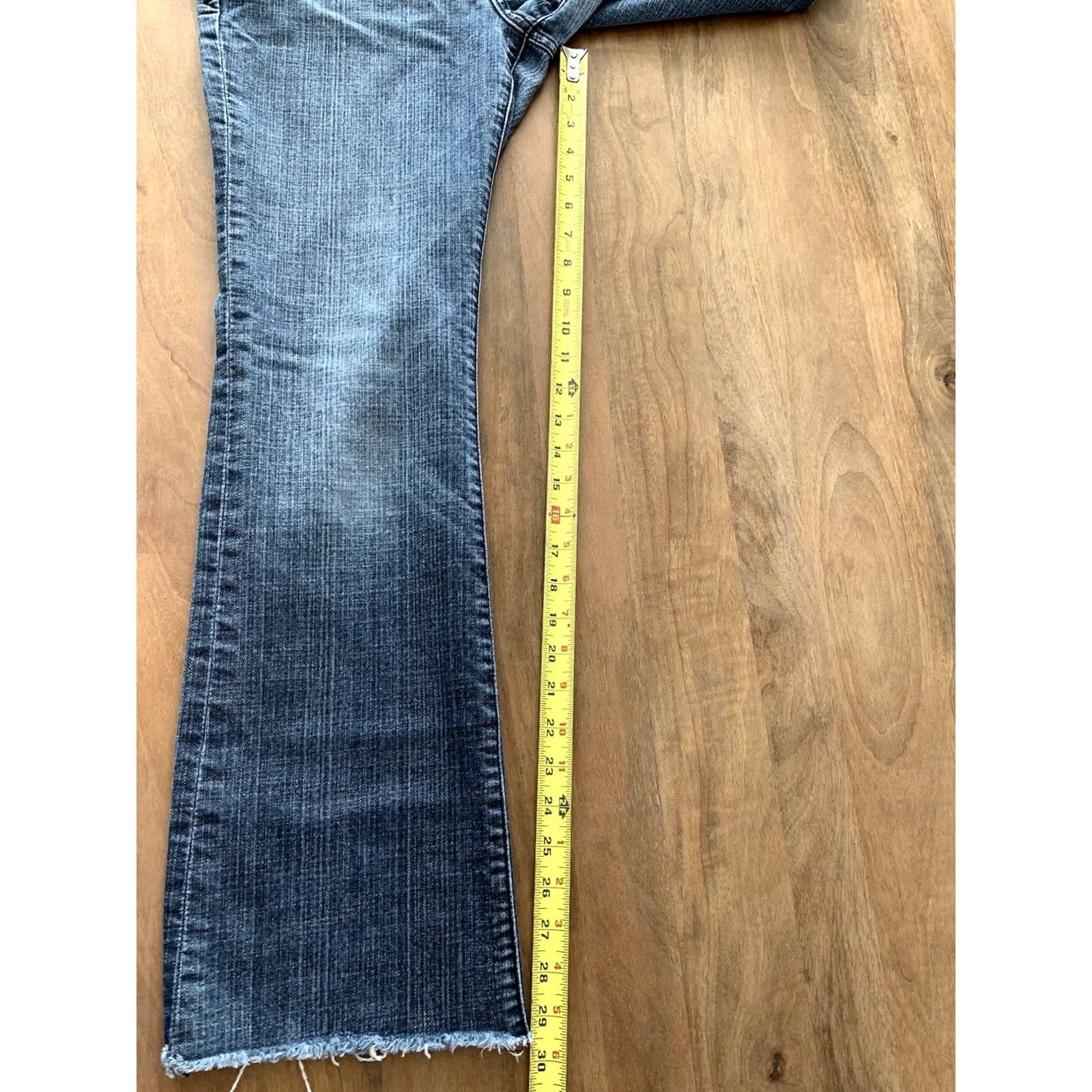 Vintage Seven 7 Jeans Womens 4 Bootcut Denim Pants 29x30 Relaxed Medium Blue Shirt Women Jeans 5-Pocket Style Size 27" / US 4 / IT 40 - 6 Thumbnail