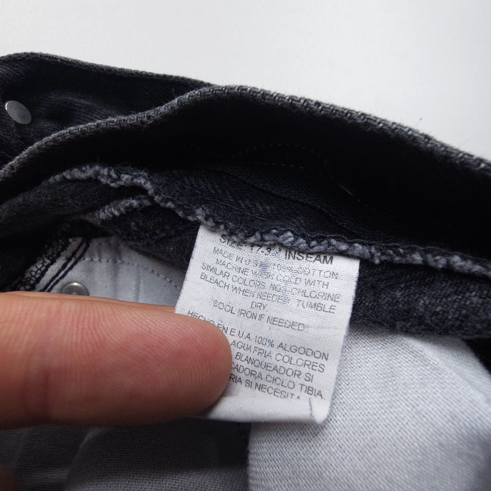 Vintage VINTAGE Ozark Mountain Jeans Women Size 17 Black Denim High Rise 5-Pocket Southwestern USA Size 38" / US 16 / IT 52 - 5 Thumbnail