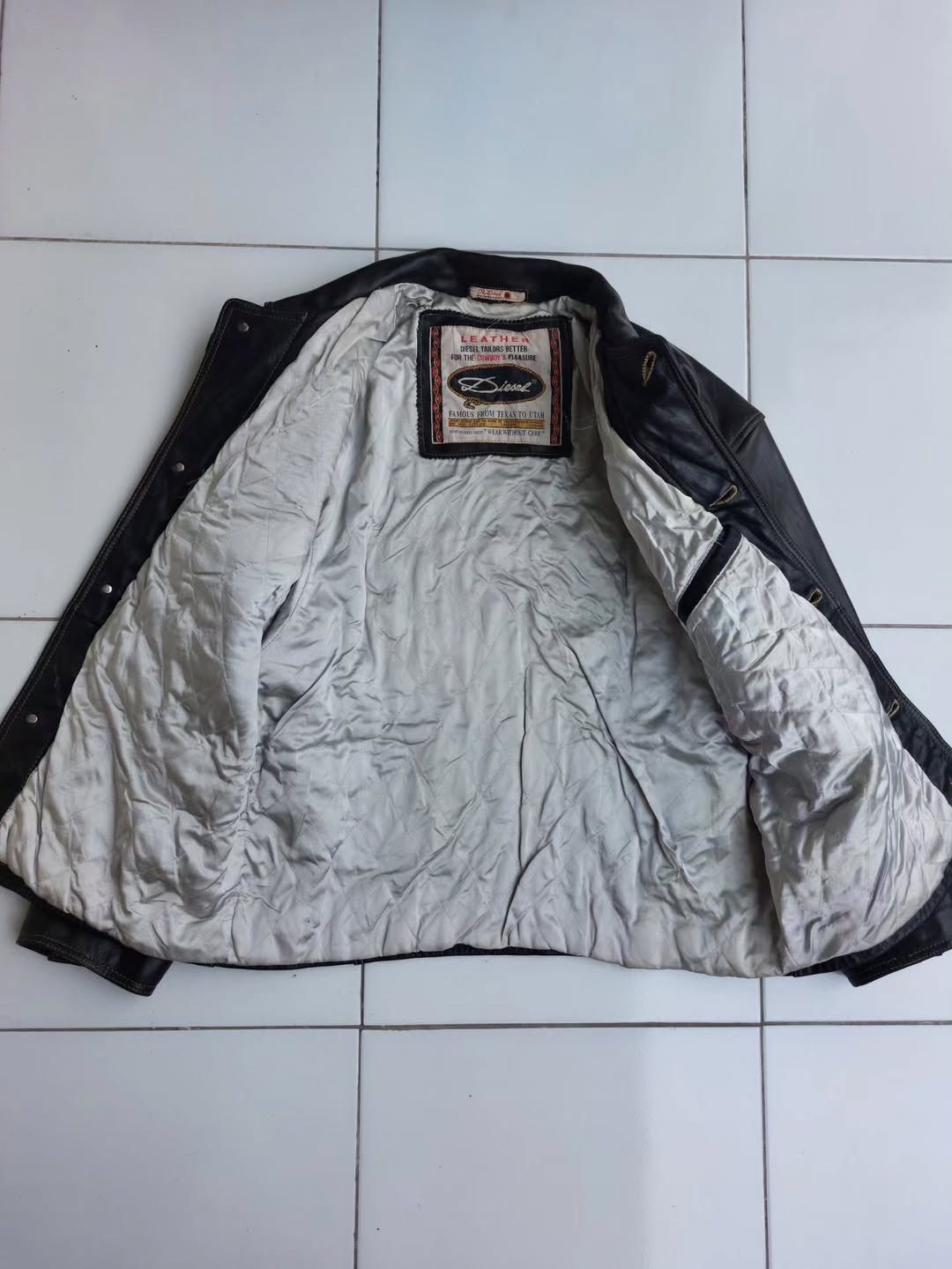 Diesel Diesel Vintage Leather Jacket Car Coat Patina Size US L / EU 52-54 / 3 - 9 Thumbnail