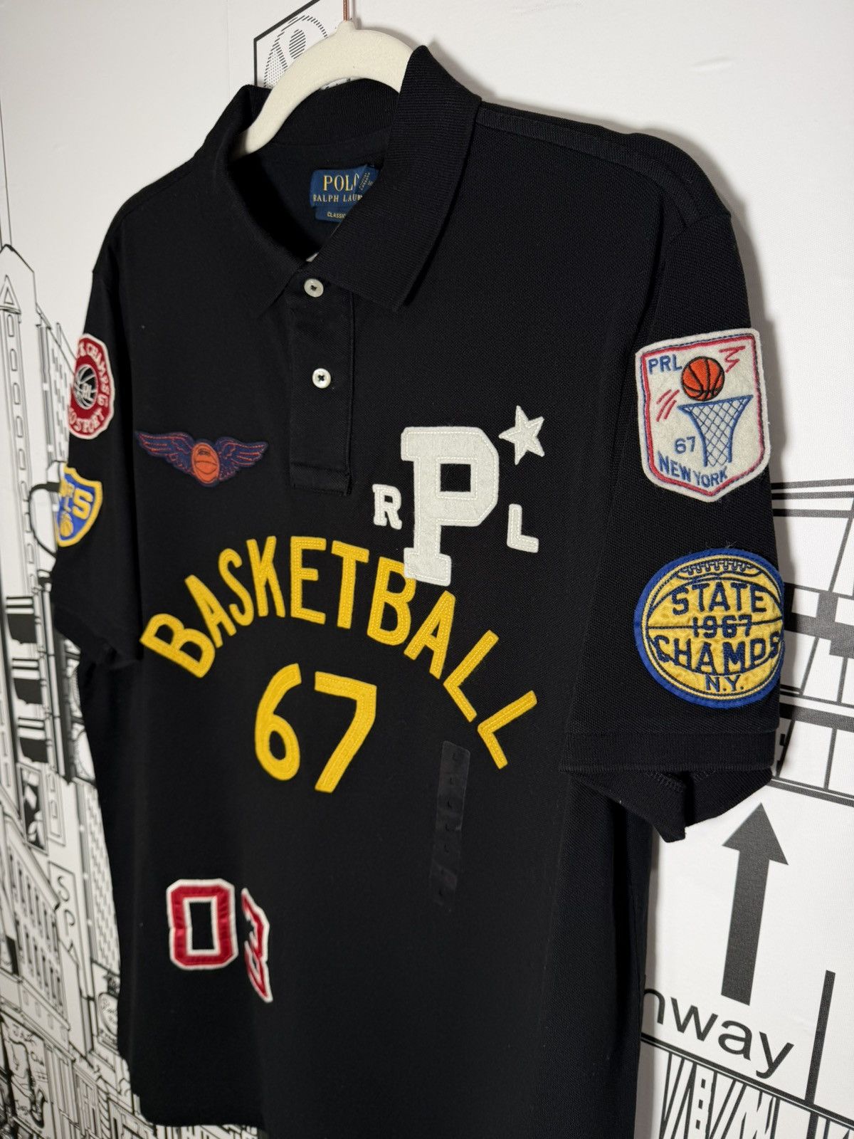 Polo Ralph Lauren Polo Ralph Lauren Basketball 67 Polo Large Size US L / EU 52-54 / 3 - 3 Thumbnail