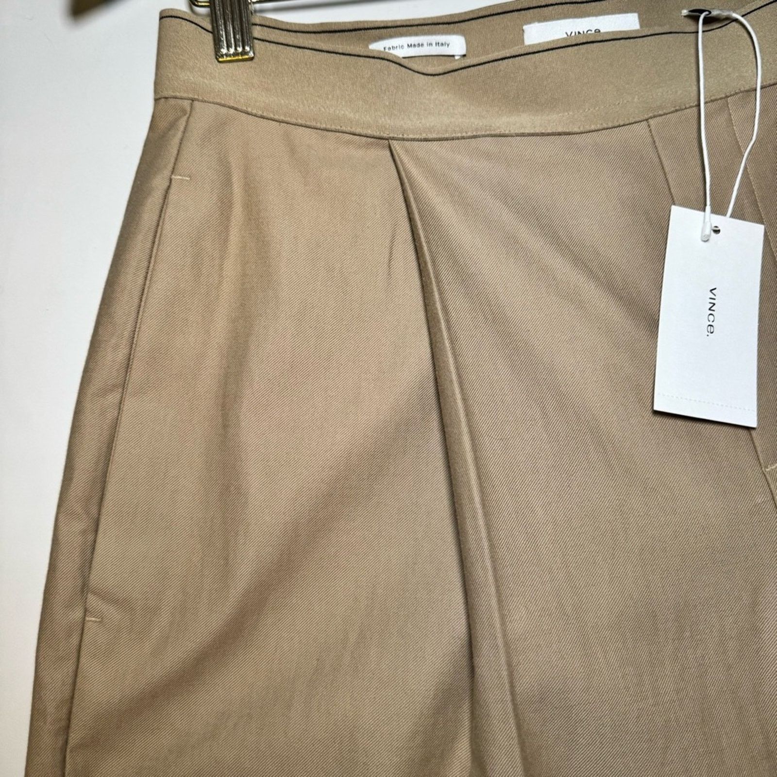 Vince Vince Beige Wide-Leg Trousers Size 30" / US 8 / IT 44 - 6 Thumbnail