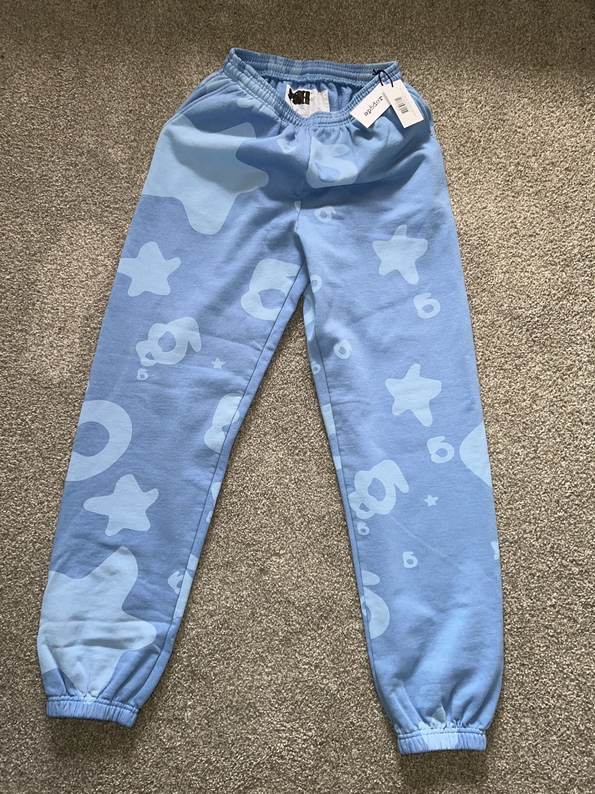 Sp5der × Spyder × Young Thug Dusty blue beluga sp5der sweatpants Size US 30 / EU 46 - 1 Thumbnail