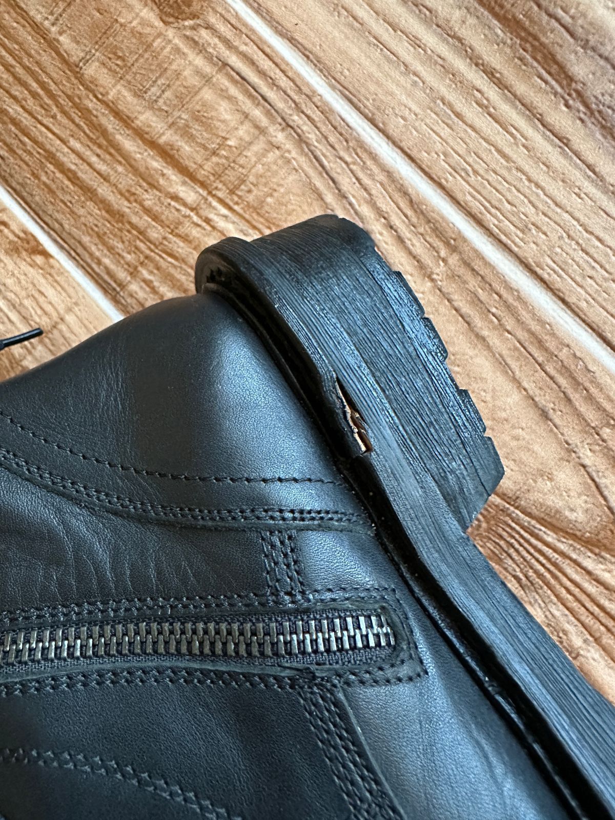Ann Demeulemeester Ann Demeulemeester Lace Up Combat Leather Boots Size US 5 / IT 35 - 11 Thumbnail