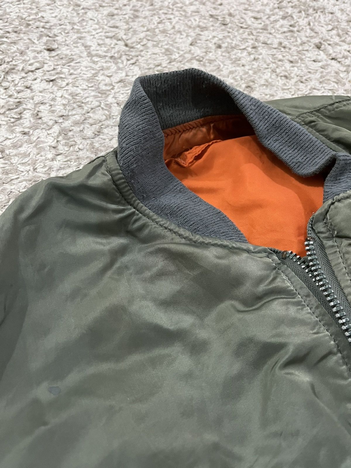 Alpha Industries 🔥 VINTAGE REVERSIBLE ALPHA INDUSTRIES MA-1 BOMBER JACKET Size US M / EU 48-50 / 2 - 5 Thumbnail