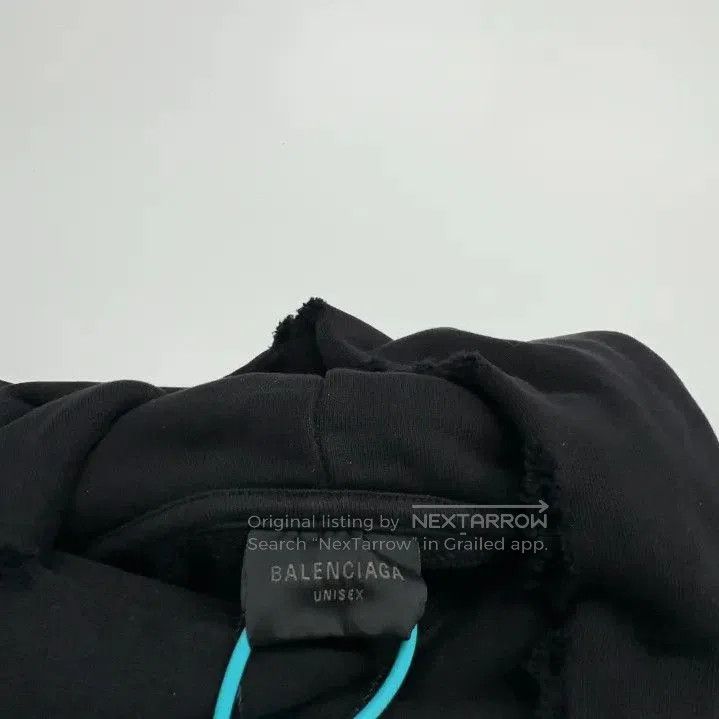 Balenciaga Balenciaga Black Logo Hooded Sweatshirt Unisex. Size US M / EU 48-50 / 2 - 4 Thumbnail