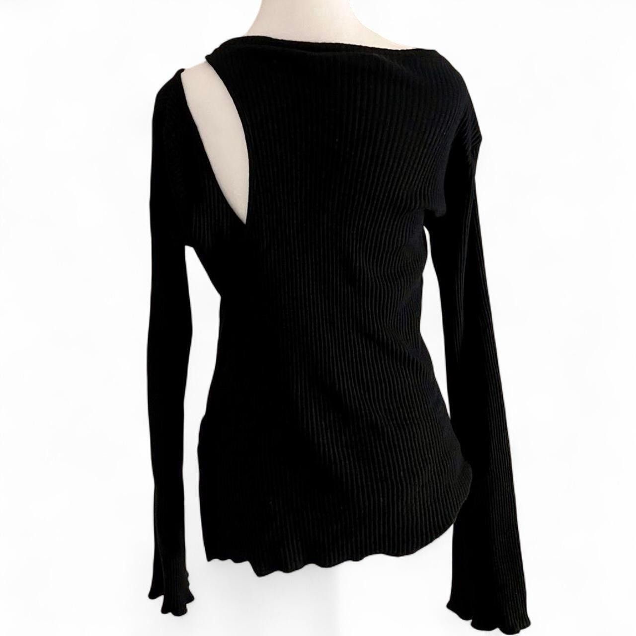 Other Moussy ribbed cut out long sleeve top Size ONE SIZE - 3 Thumbnail
