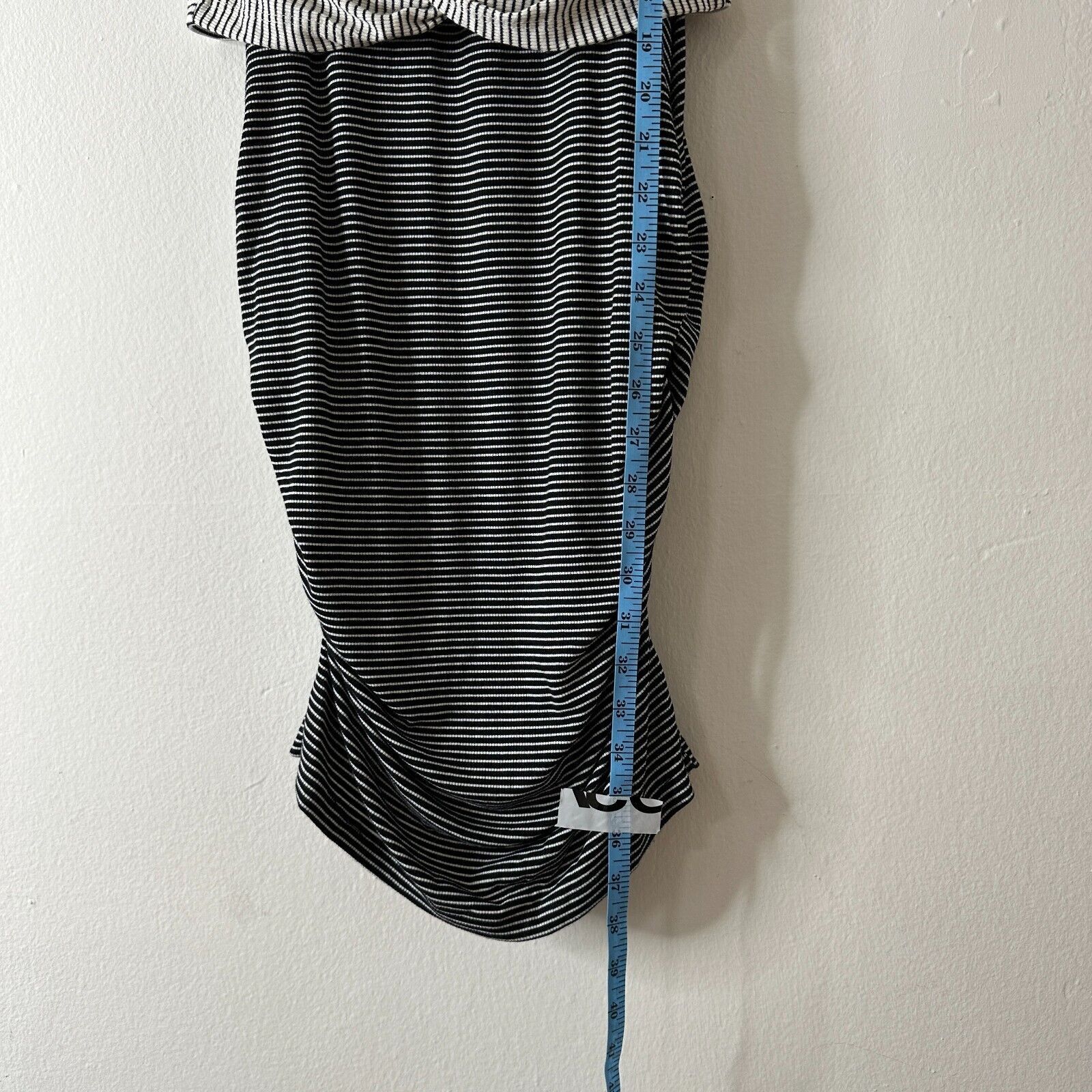 Other Allison Joy Kit Stripe Twist Front Ruche Knit Dress Dress XS Size XS / US 0-2 / IT 36-38 - 10 Thumbnail
