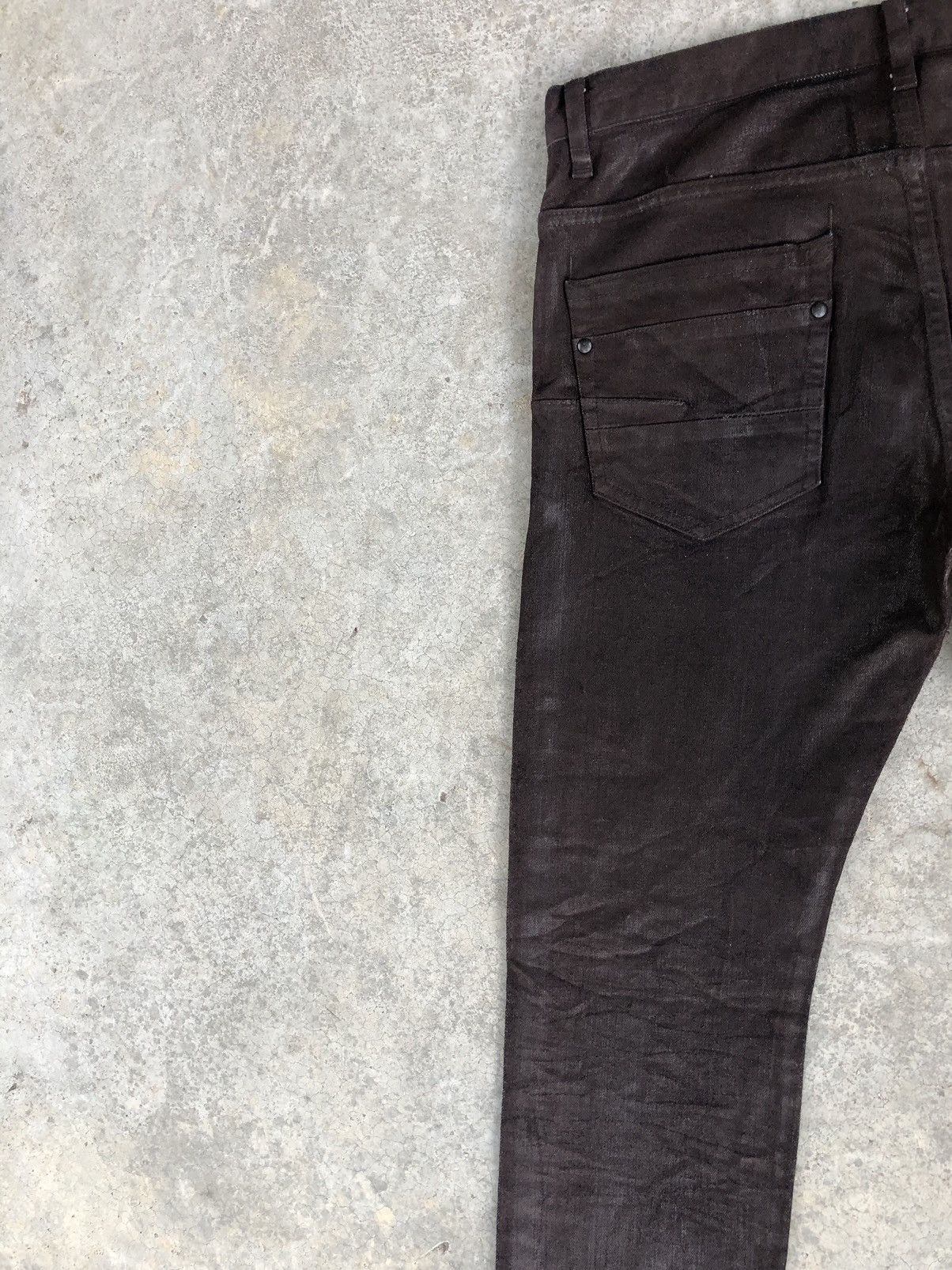 Tornado Mart Tornado Mart Waxed Skinny Jeans Size US 32 / EU 48 - 9 Thumbnail