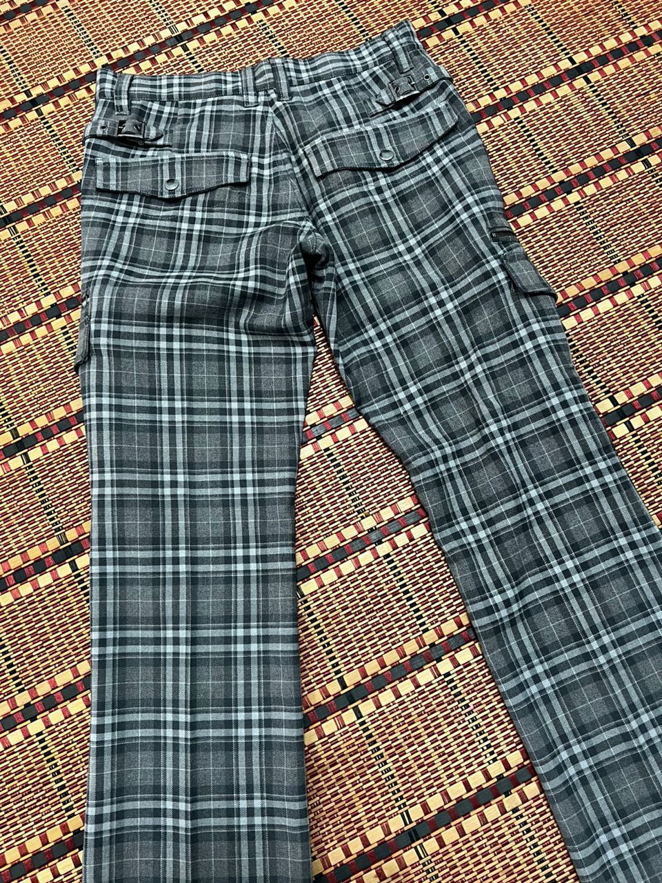 Seditionaries × semanticdesign Semantic Design Checked Design Cargo Pants Size US 29 - 16 Thumbnail