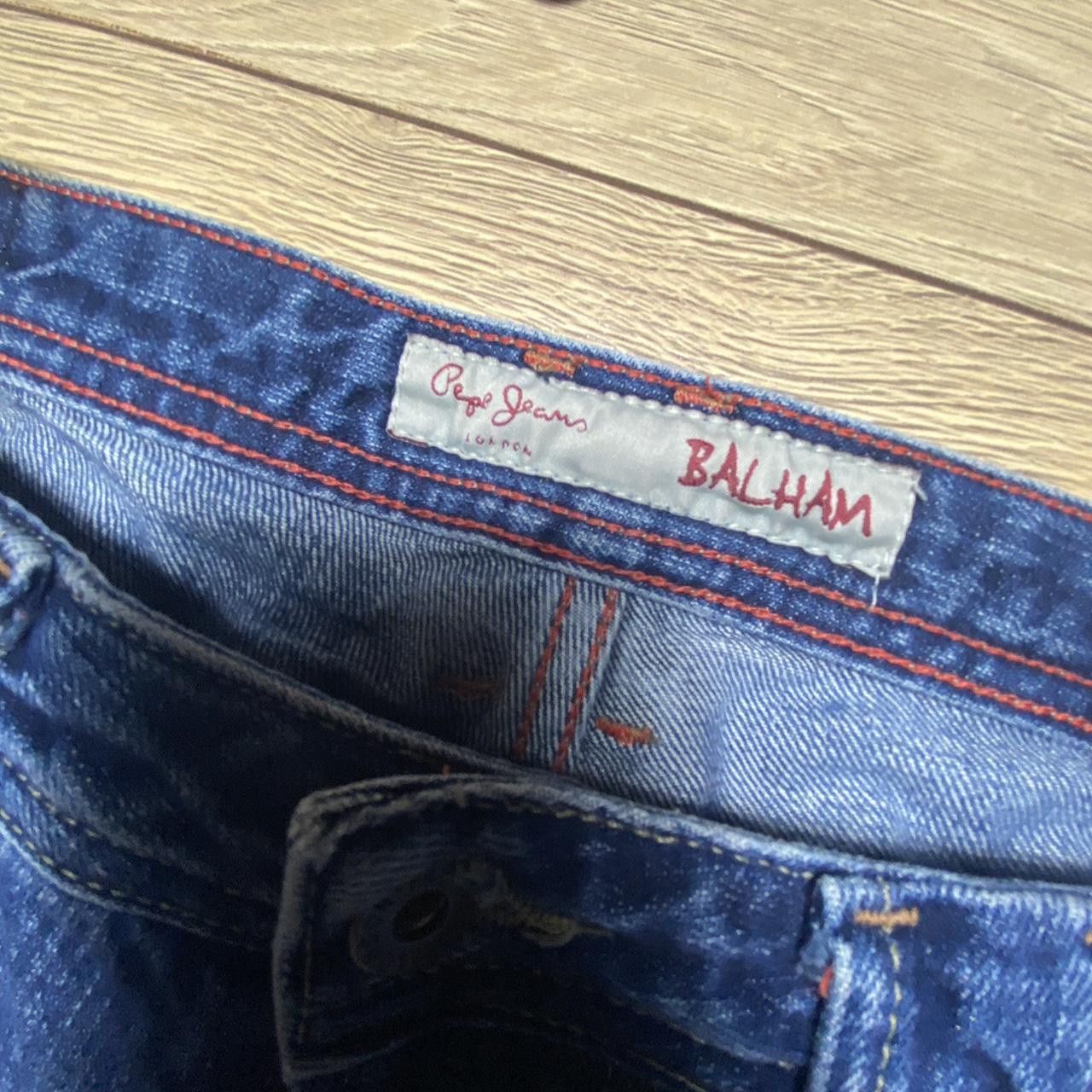 Pepe Jeans 00s Pepe Jeans Distressed Jeans Navy 34" Size US 34 / EU 50 - 4 Thumbnail