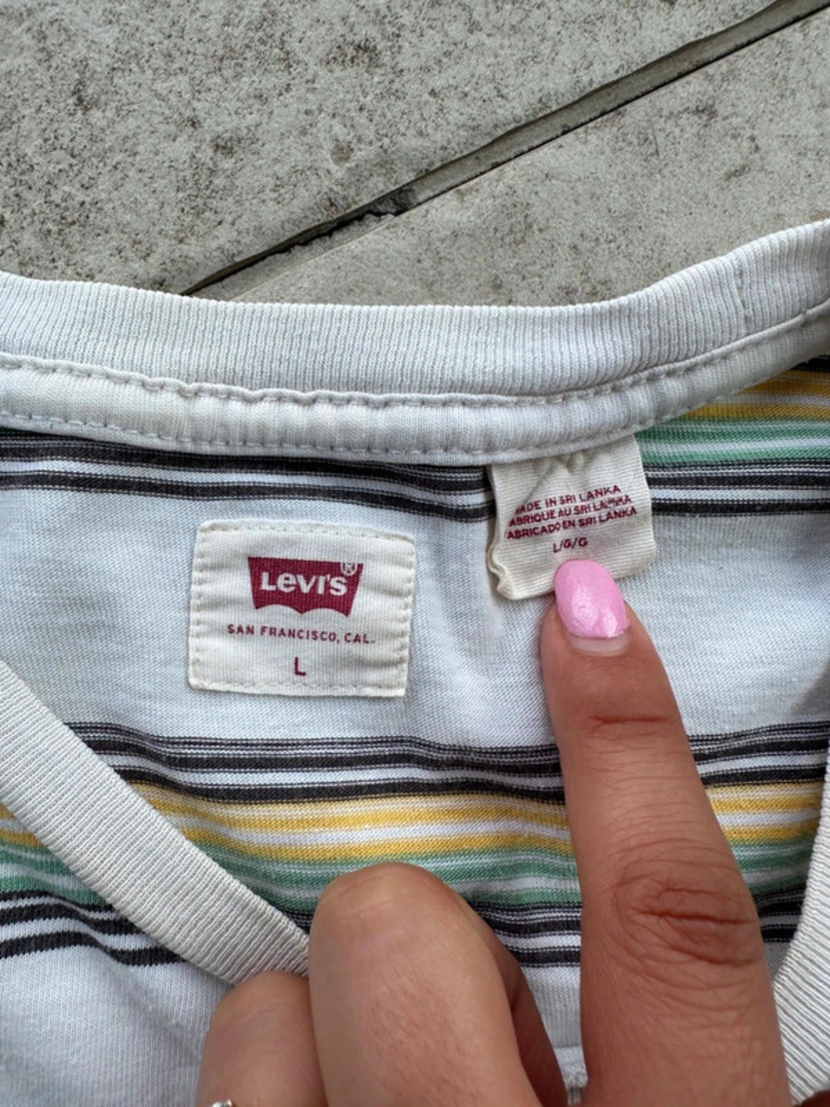 Levi's Levi’s Striped Vintage Tee Size US L / EU 52-54 / 3 - 3 Thumbnail