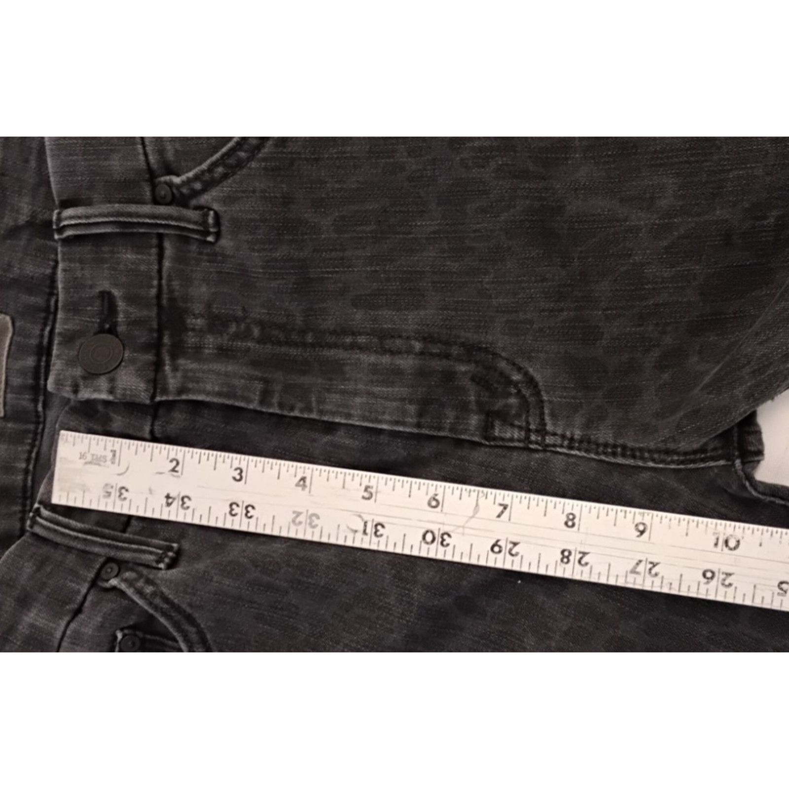 MOTHER Mother High Waist Looker Jean Women's 28 Gray Leopard Print Size 28" / US 6 / IT 42 - 13 Thumbnail