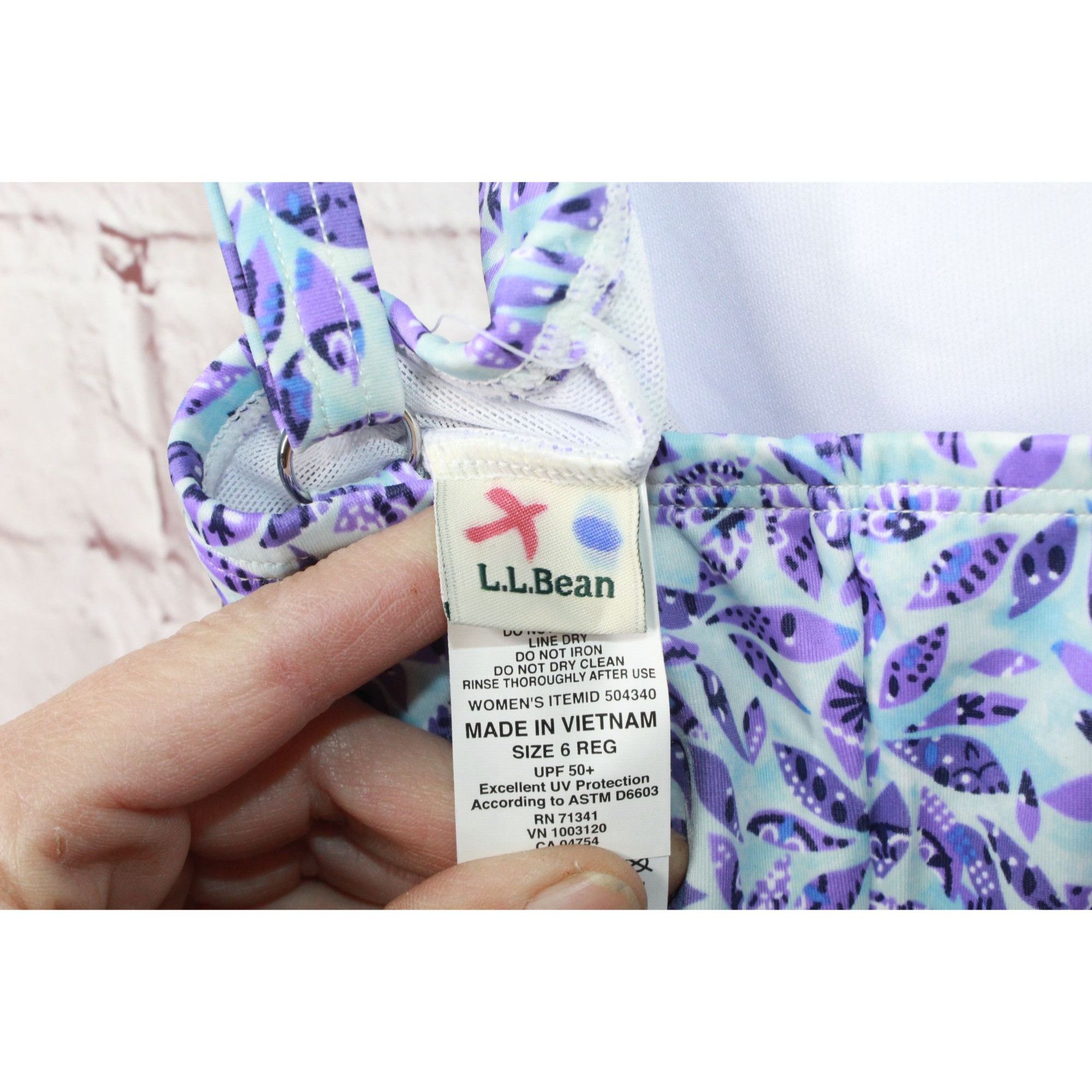 L.L. Bean LL Bean Mix and Match Swimwear Square Neck Tankini Top Size M / US 6-8 / IT 42-44 - 7 Thumbnail