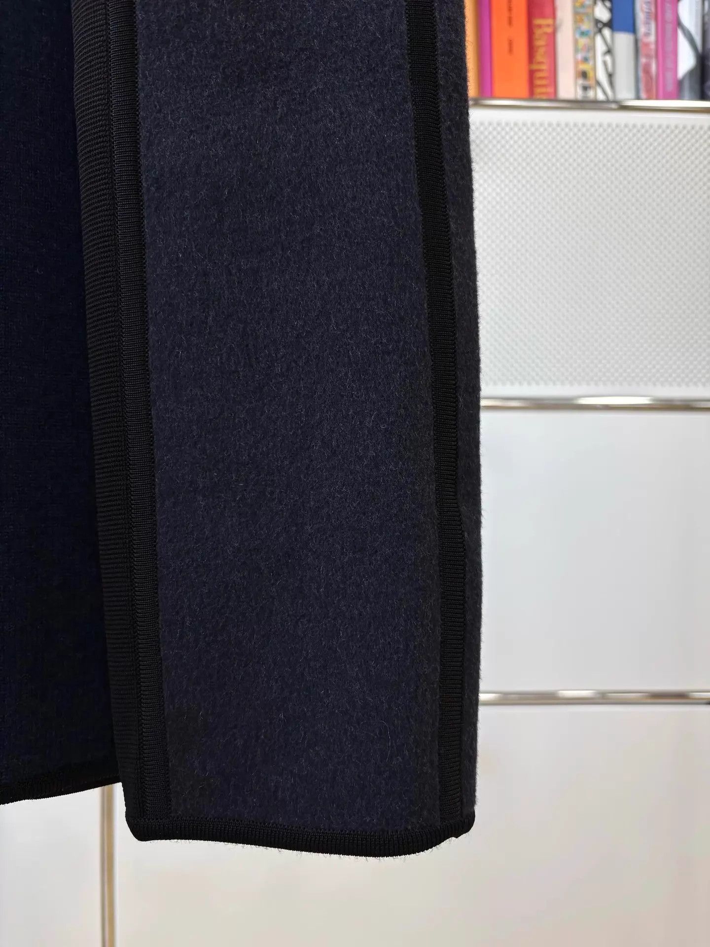 Hermes Hermes Blue-Black U-Neck 100% Cashmere Knit Dress FR36 Size XS / US 0-2 / IT 36-38 - 8 Thumbnail