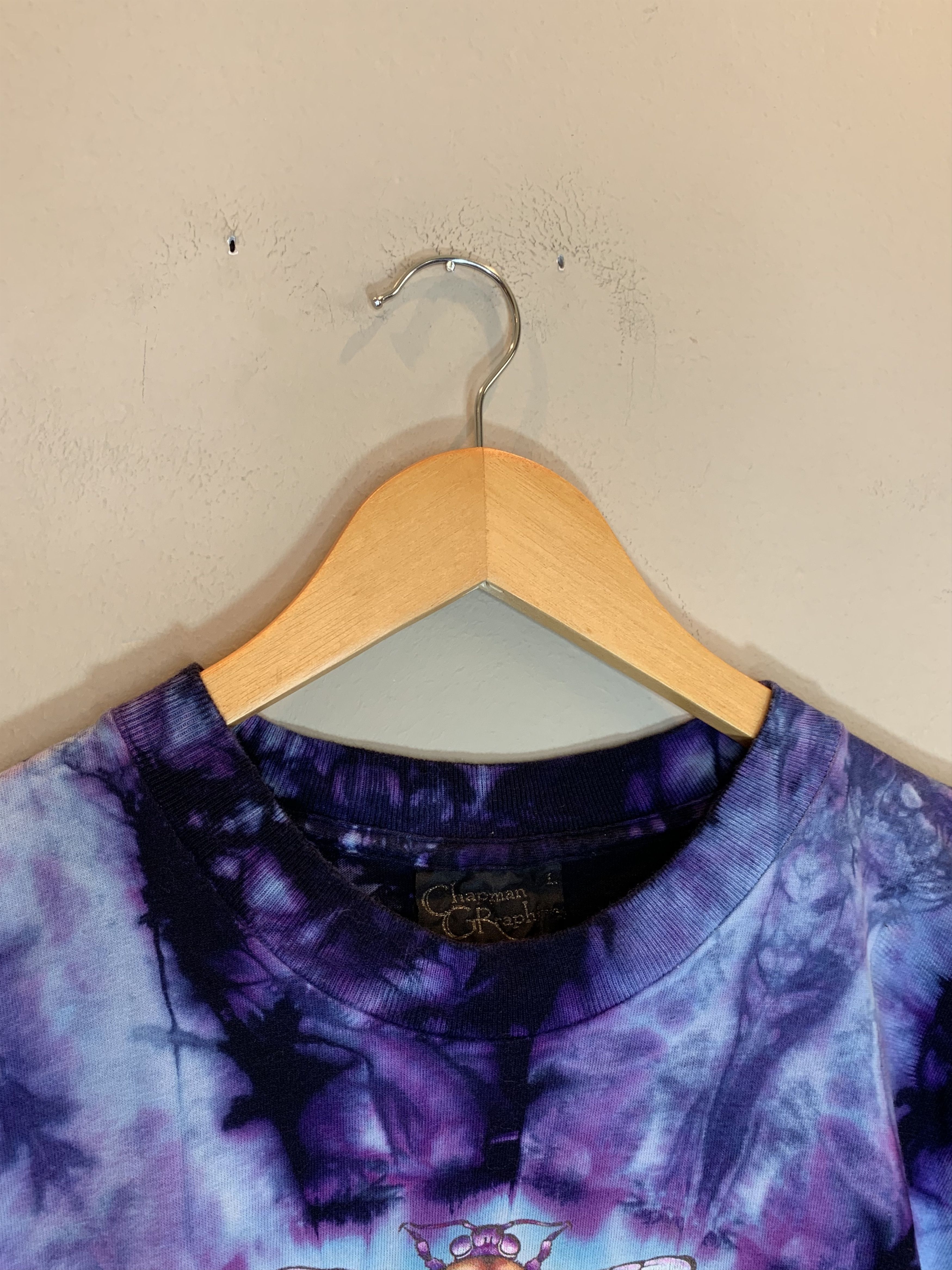 Vintage *RARE* Vintage Rainforest Nature Single Stitch Tie Dye Shirt Size US L / EU 52-54 / 3 - 10 Thumbnail