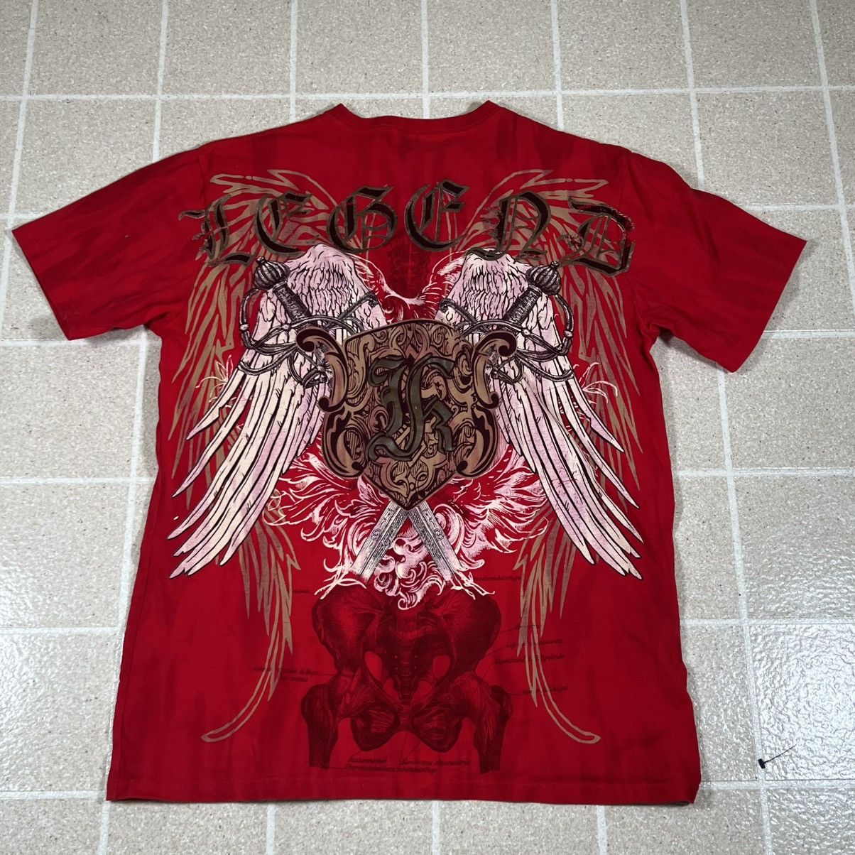 Other Vintage Y2K Affliction Style Tshirt Grunge Emo Goth XL Size US XL / EU 56 / 4 - 3 Thumbnail