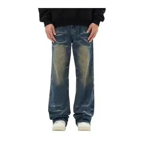 Japanese Brand Blue Stacked Denim Jeans Size US 32 / EU 48 - 6 Thumbnail
