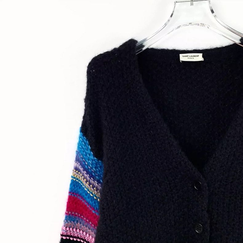 Louis Vuitton Louis Vuitton Color matching rainbow striped mohair V-neck Size XS / US 0-2 / IT 36-38 - 3 Thumbnail