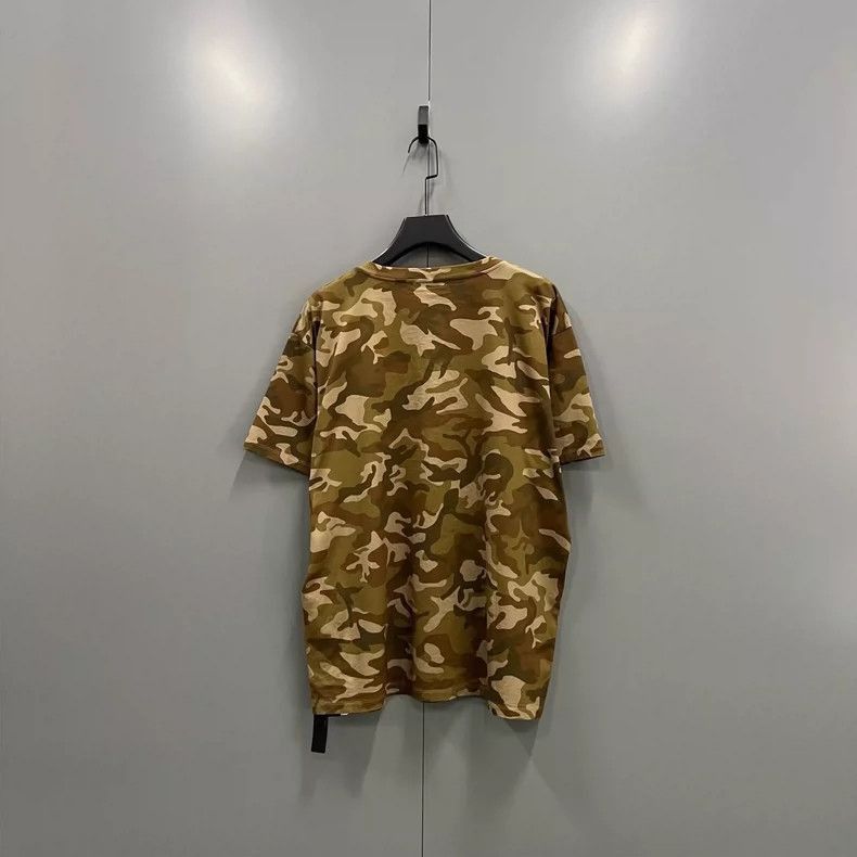Celine Celine Camouflage Logo Print Short Sleeve TShirt Size US XL / EU 56 / 4 - 2 Thumbnail