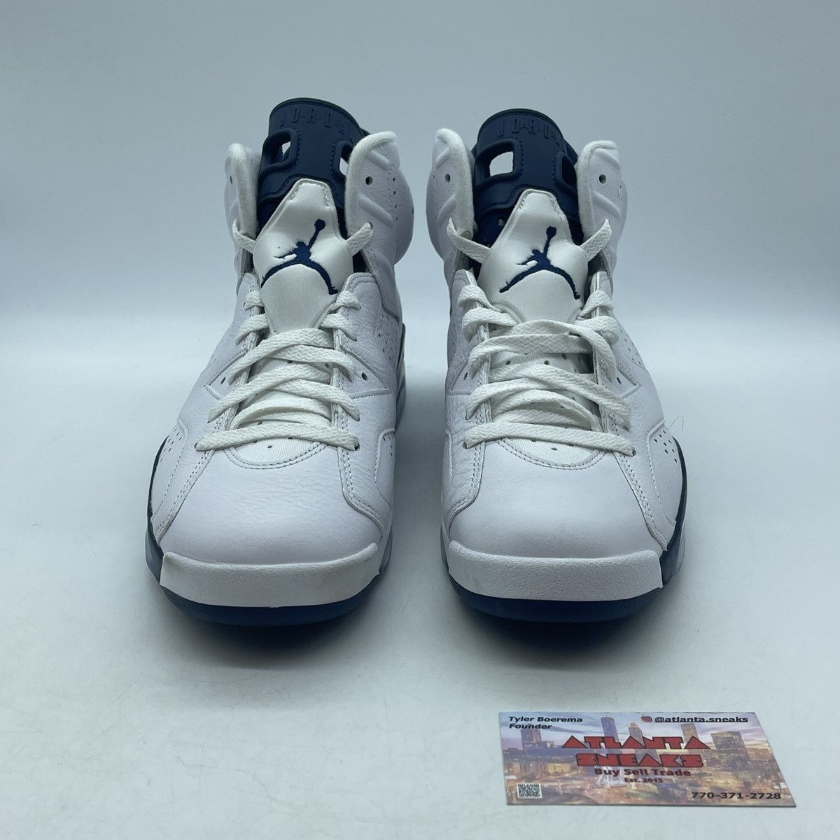 Jordan Brand Air Jordan 6 midnight navy Size US 9.5 / EU 42-43 - 2 Thumbnail